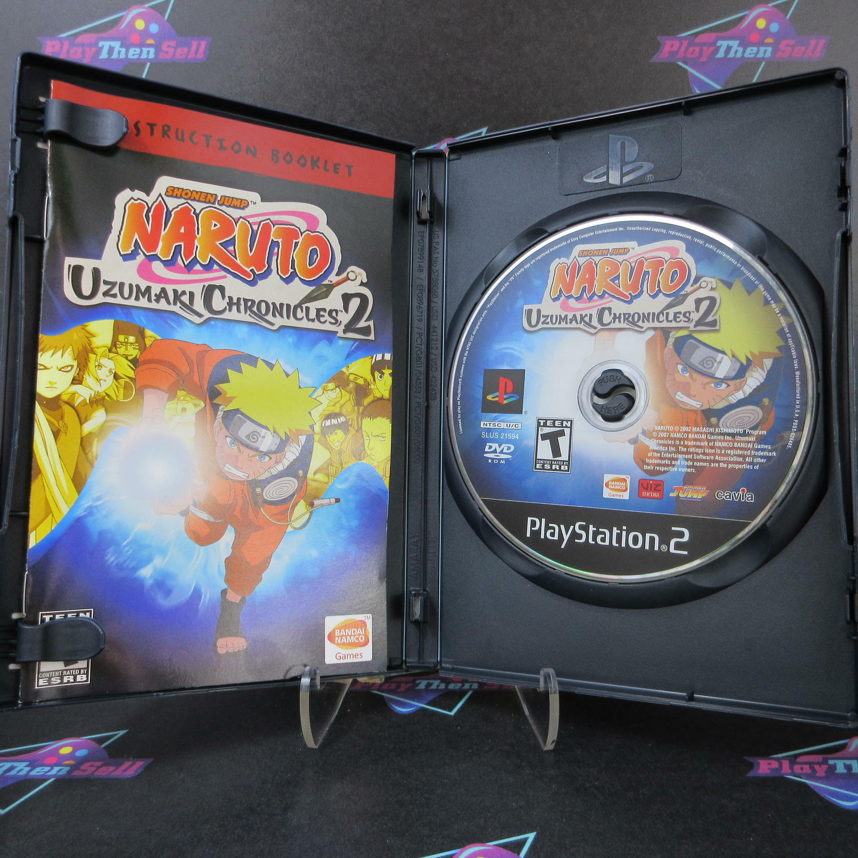 Naruto Uzumaki Chronicles 2 PS2 PlayStation 2 - Like New