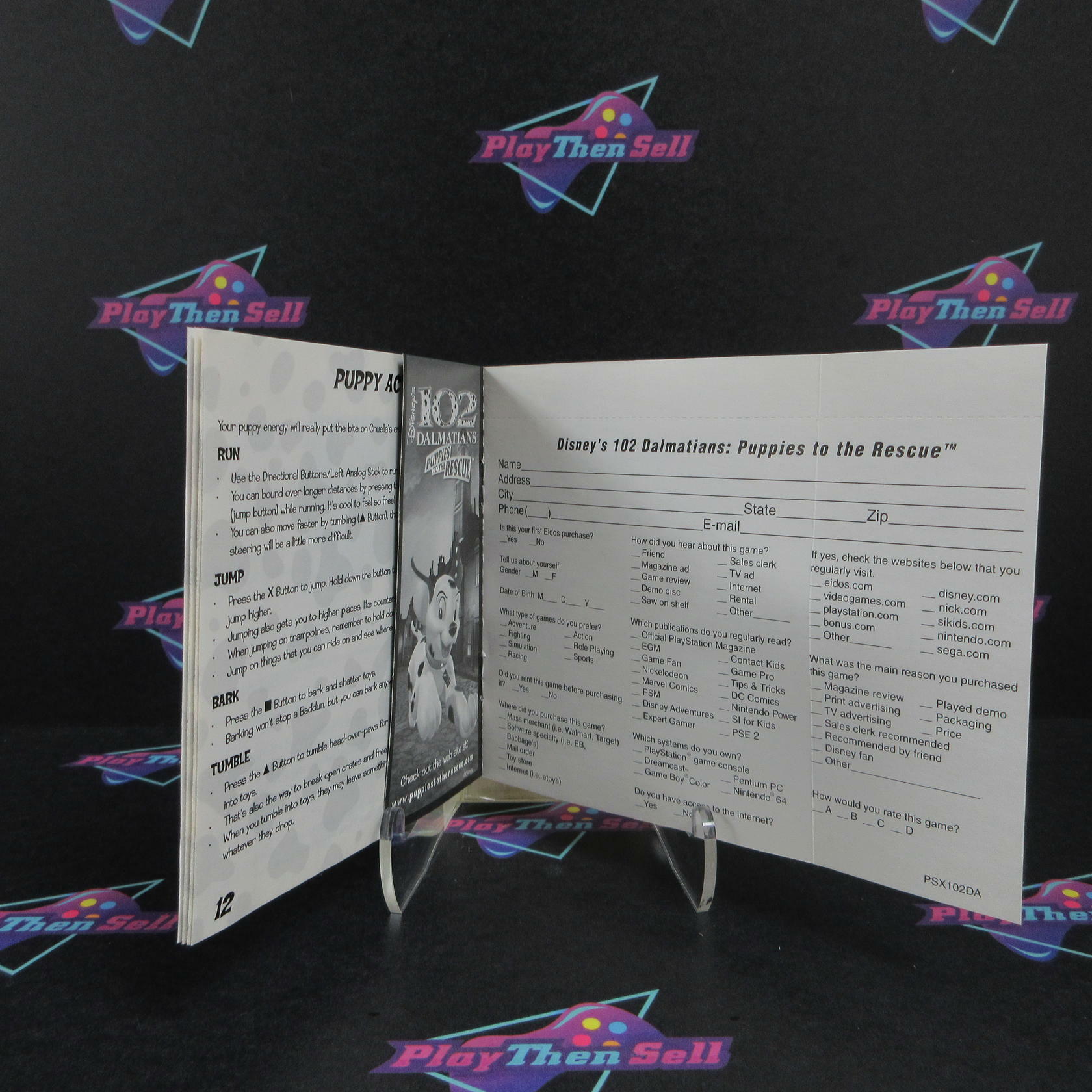 102 Dalmatians Puppies to the Rescue PlayStation 1 + Reg Card - Like New