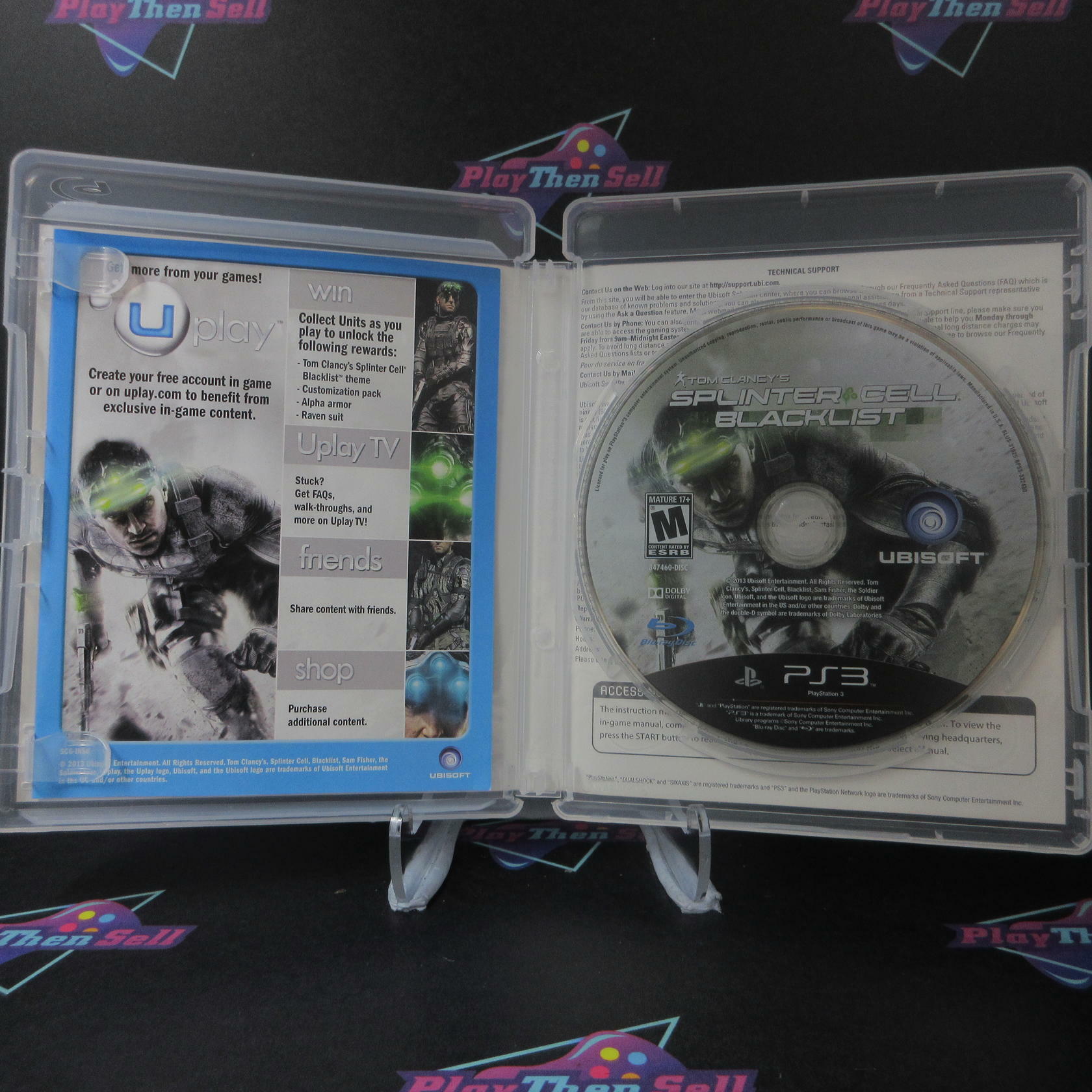 Tom Clancy's Splinter Cell Blacklist PS3 Playstation 3 - Like New