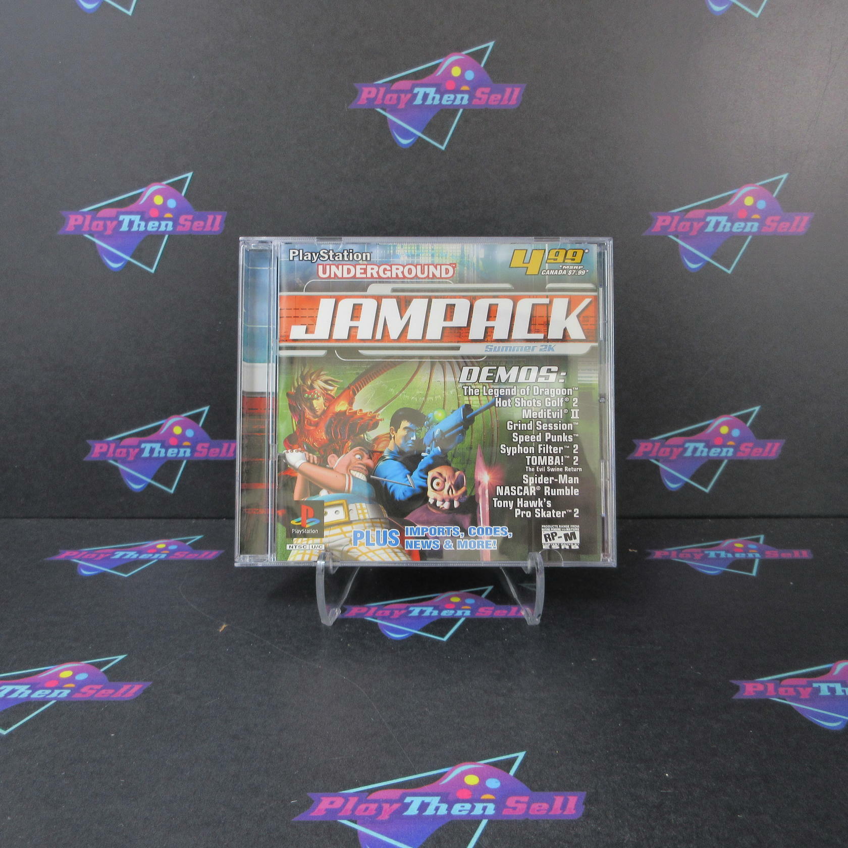Playstation Underground Jampack Summer 2k PS1 PlayStation 1 - Like New