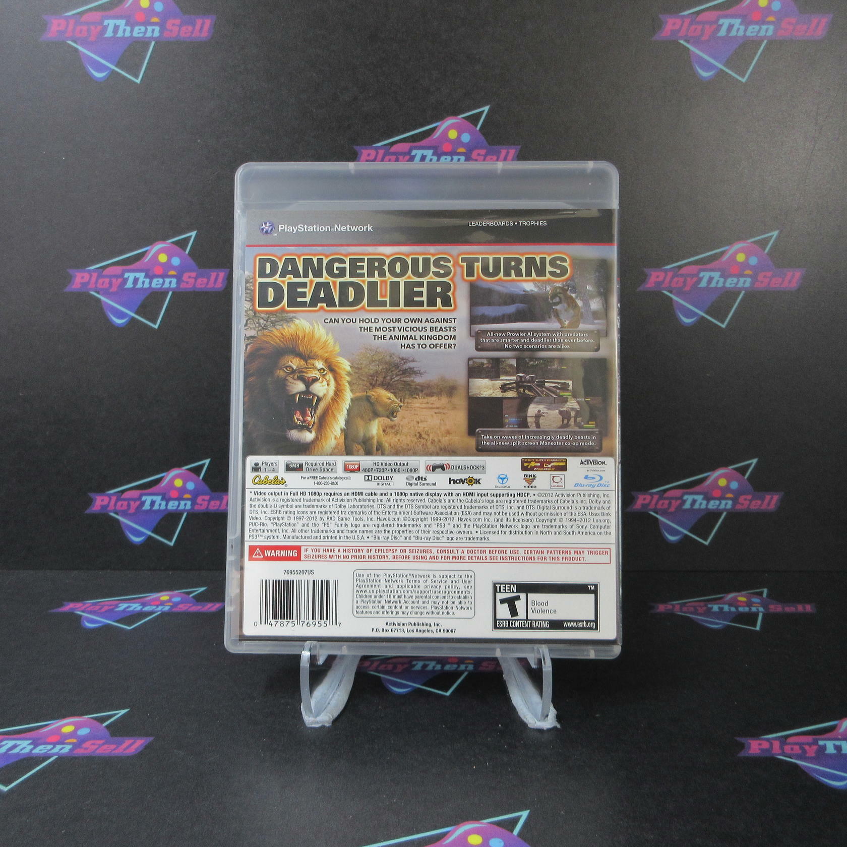 Cabela's Dangerous Hunts 2013 PS3 PlayStation 3 - Like New