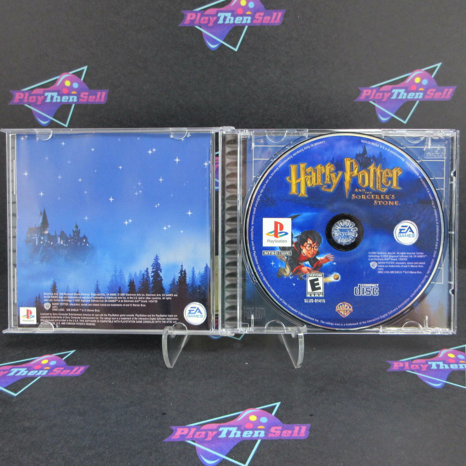 Harry Potter and the Sorcerers Stone PS1 PlayStation 1 + Reg Card - Like New