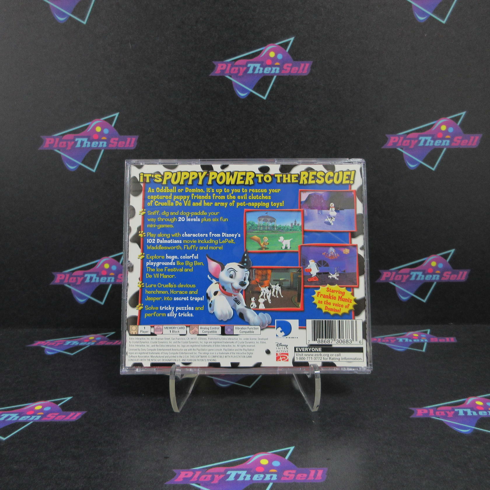 102 Dalmatians Puppies to the Rescue PlayStation 1 + Reg Card - Like New