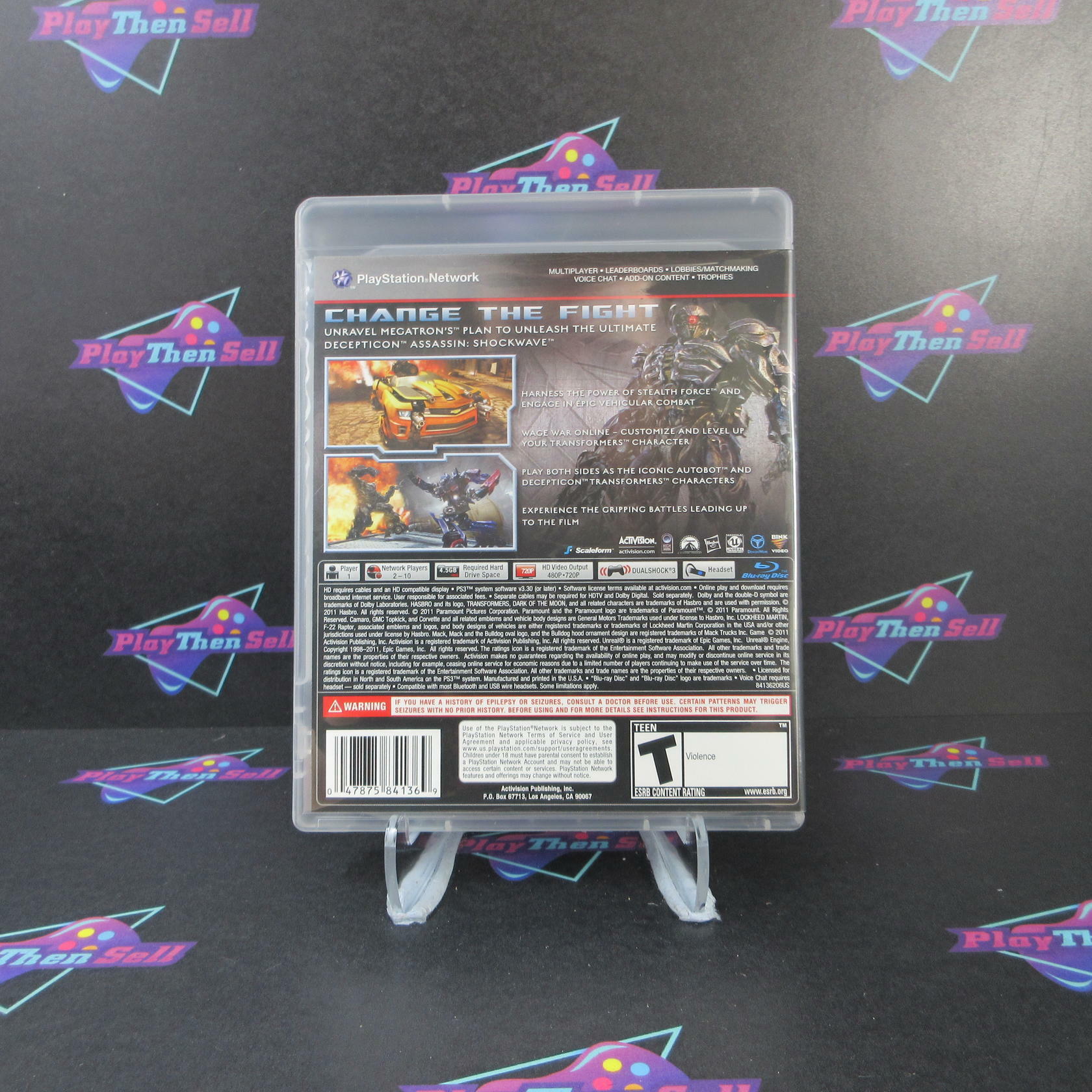 Transformers Dark of the Moon PS3 PlayStation 3 - Like New