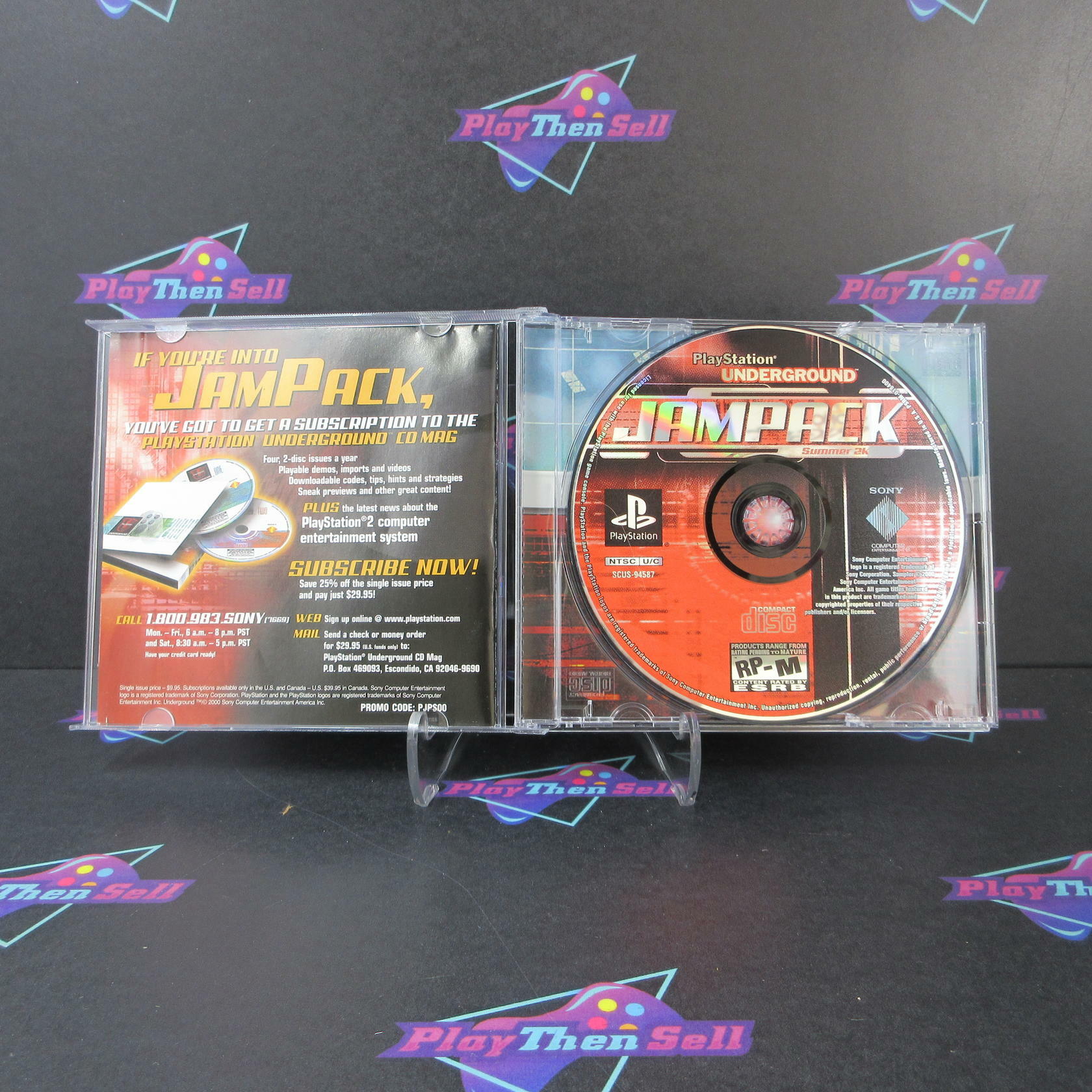 Playstation Underground Jampack Summer 2k PS1 PlayStation 1 - Like New