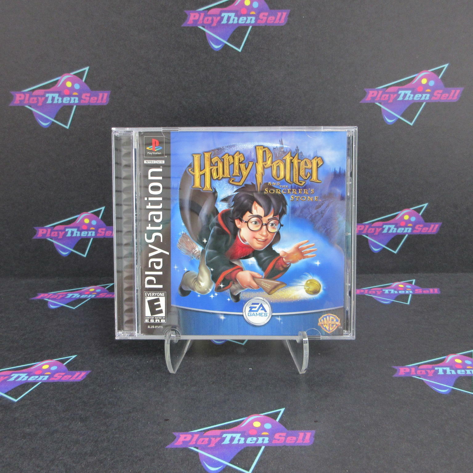 Harry Potter and the Sorcerers Stone PS1 PlayStation 1 + Reg Card - Like New