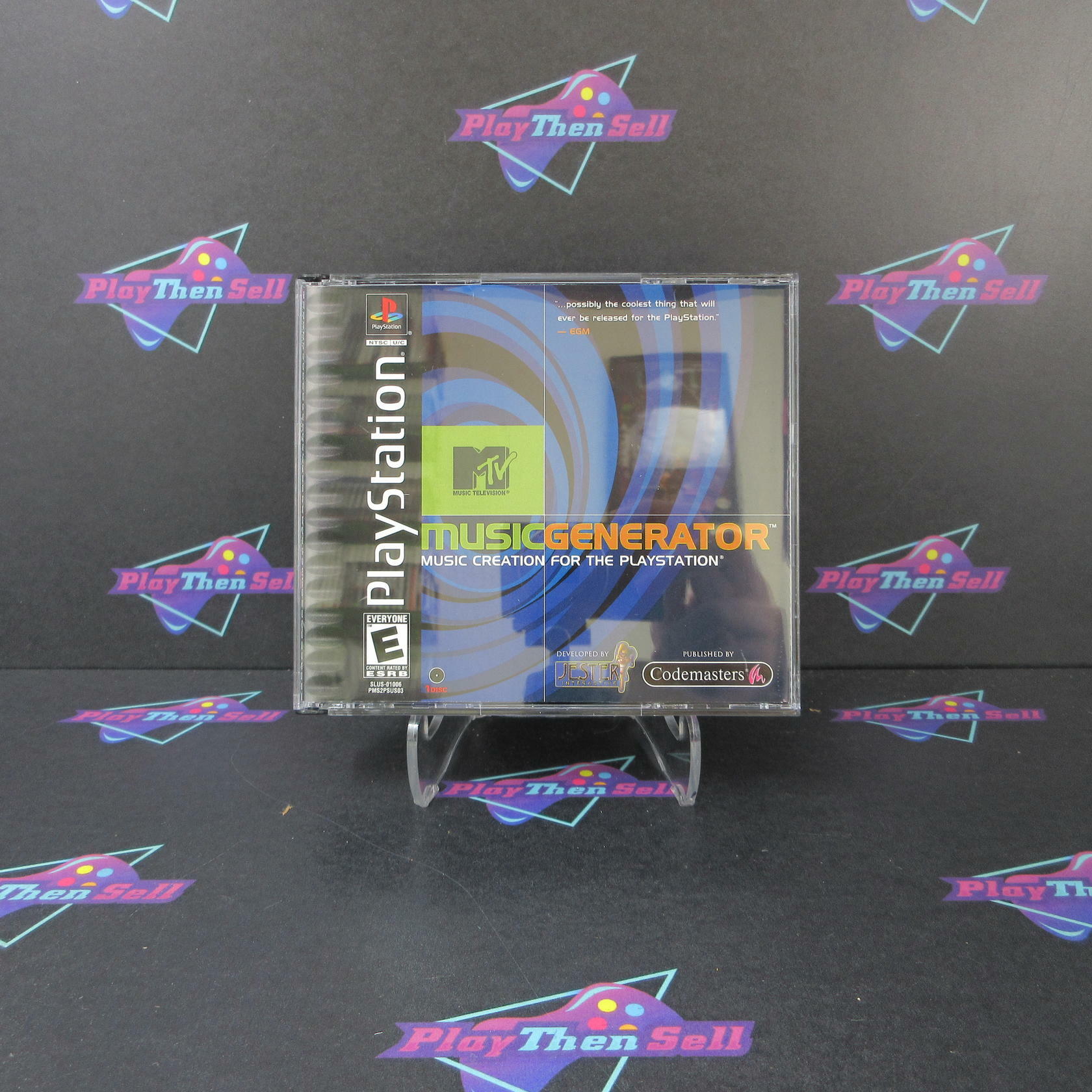MTV Music Generator PS1 PlayStation 1 + Reg Card - Like New