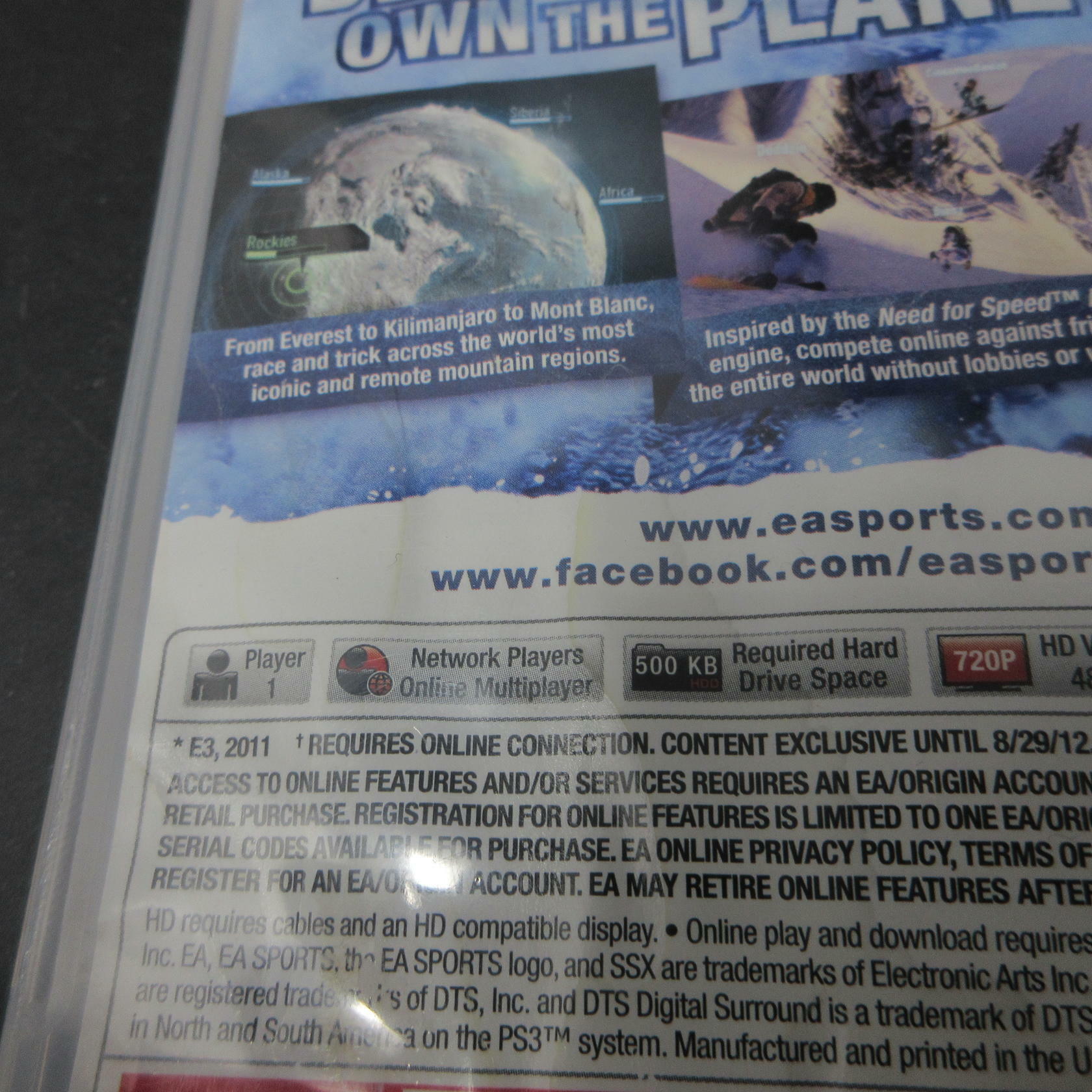 SSX - PS3 PlayStation 3 AD Complete CIB - Very Good