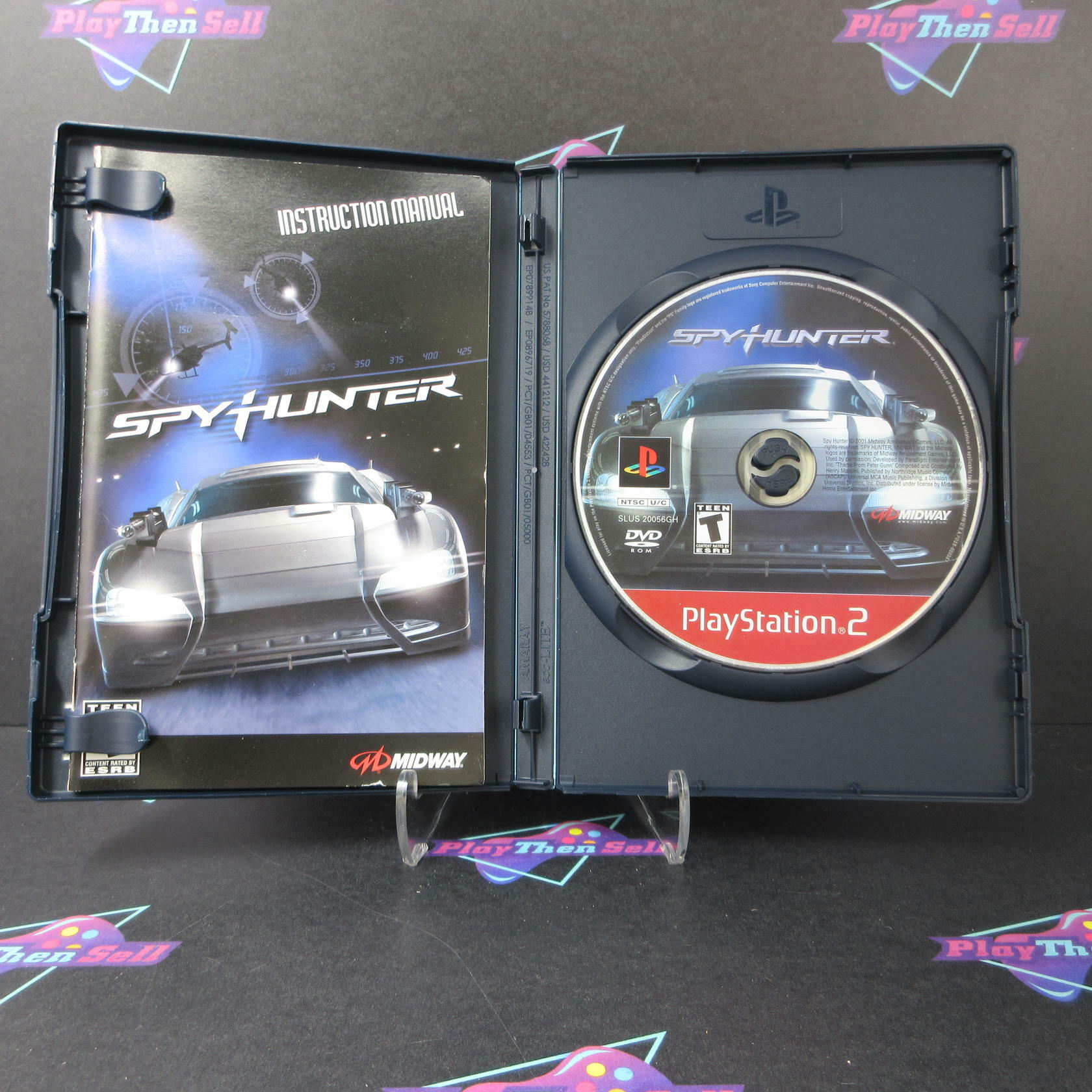 Spy Hunter GH PS2 PlayStation 2 MD Complete CIB - Very Good