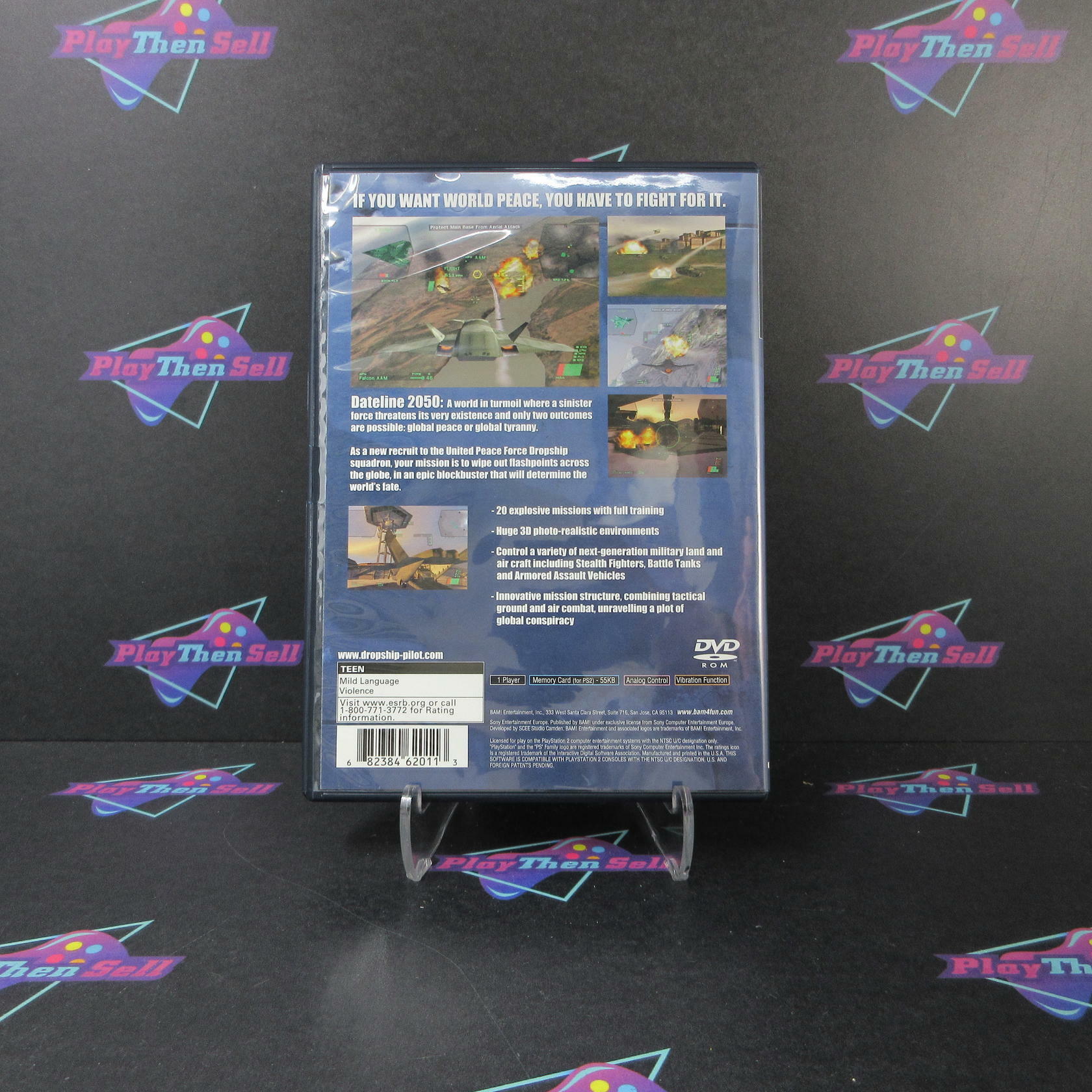 Dropship United Peace Force PS2 PlayStation 2 - Like New