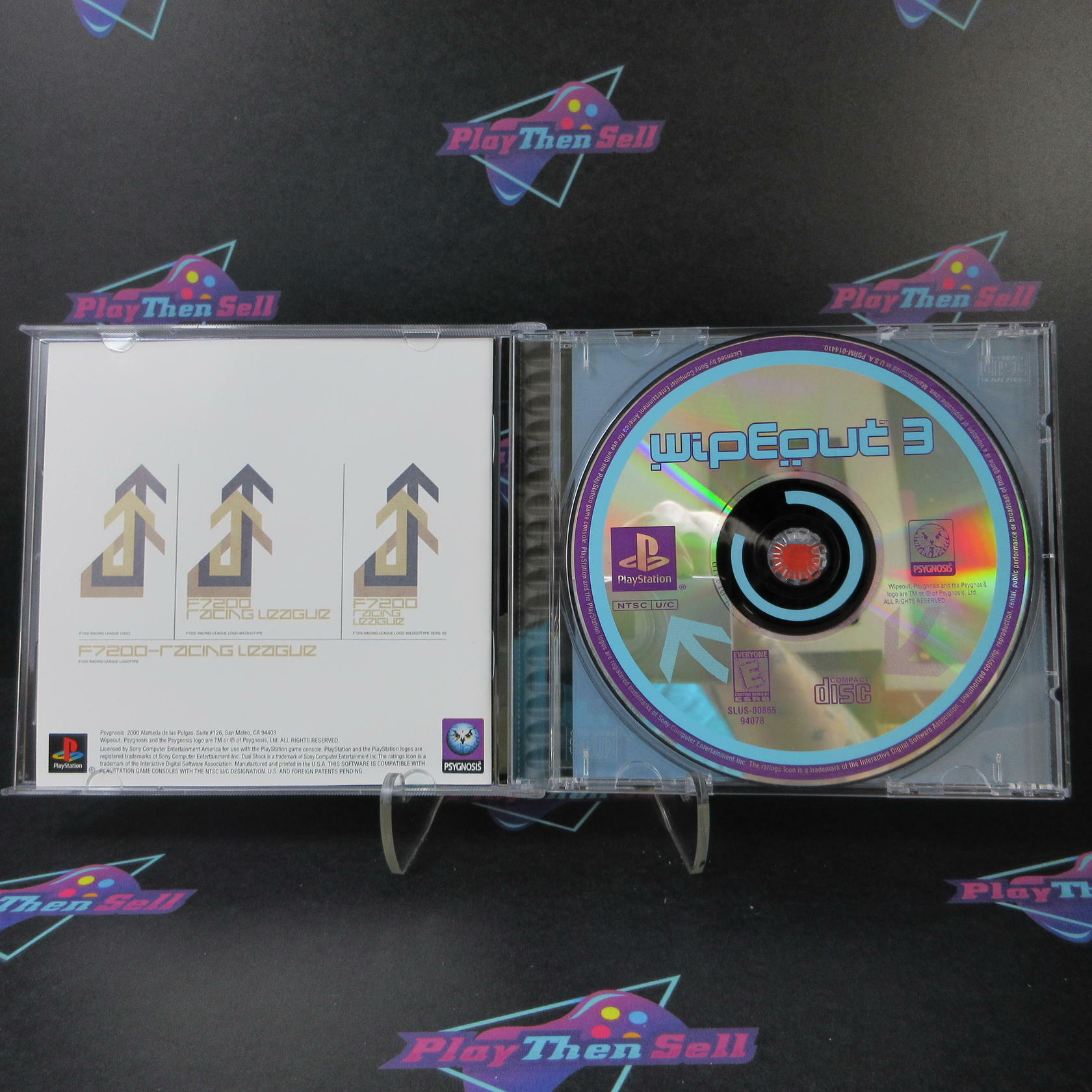 Wipeout 3 PS1 PlayStation 1 + Reg Card - Like New