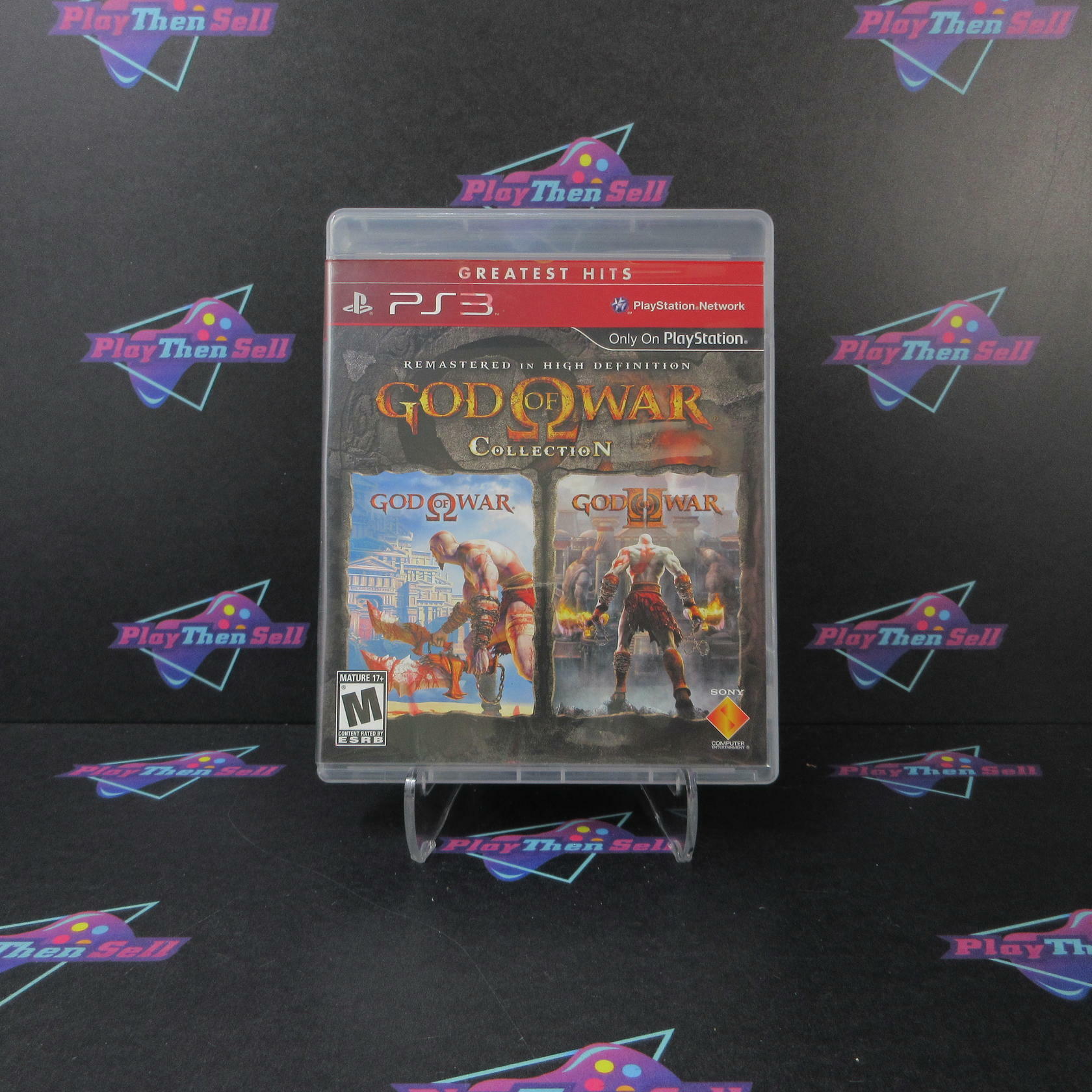 God of War Collection Greatest Hits PS3 PlayStation 3 AD Complete CIB - Very Good