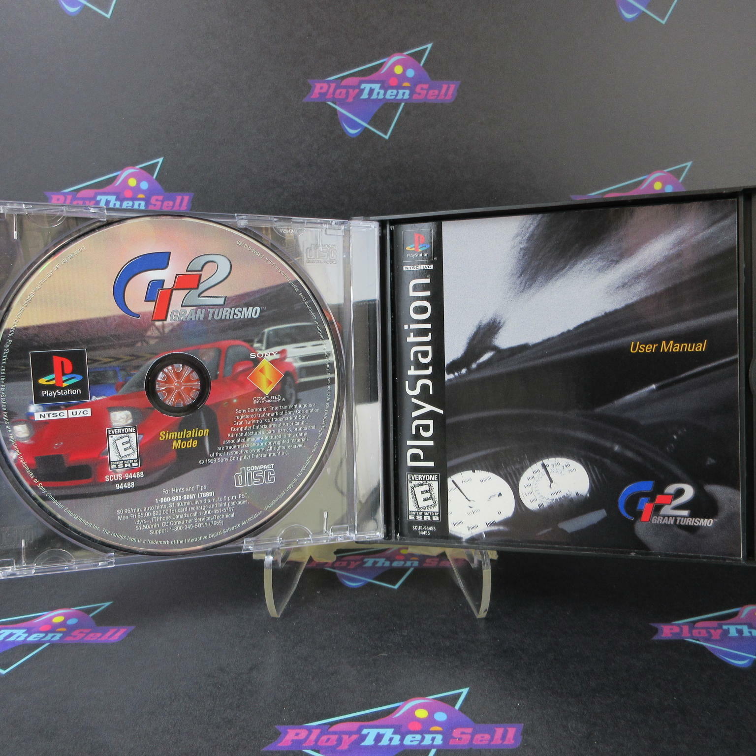 Gran Turismo 2 PS1 PlayStation 1 Black Label - Like New