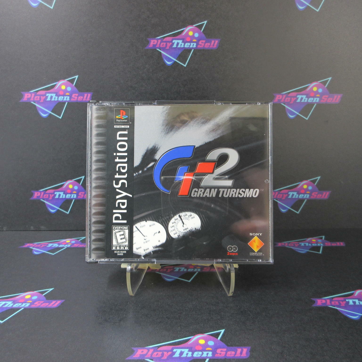 Gran Turismo 2 PS1 PlayStation 1 Black Label - Like New