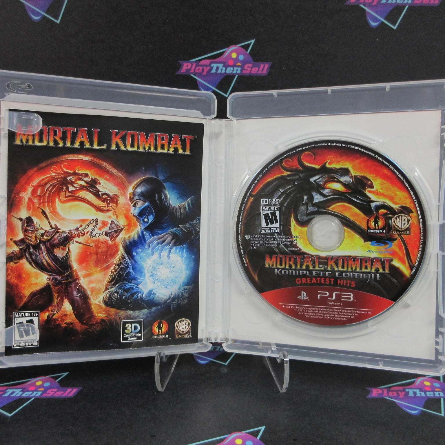 Mortal Kombat Komplete Edition PS3 PlayStation 3 GH Complete - Excellent