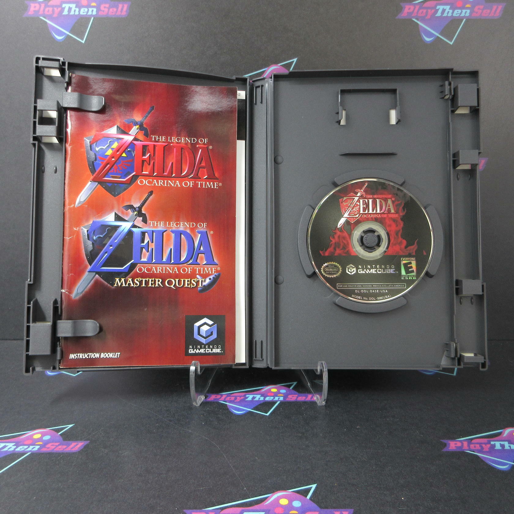 The Legend of Zelda Ocarina of Time Master Quest Nintendo GameCube MD CIB - Very Good
