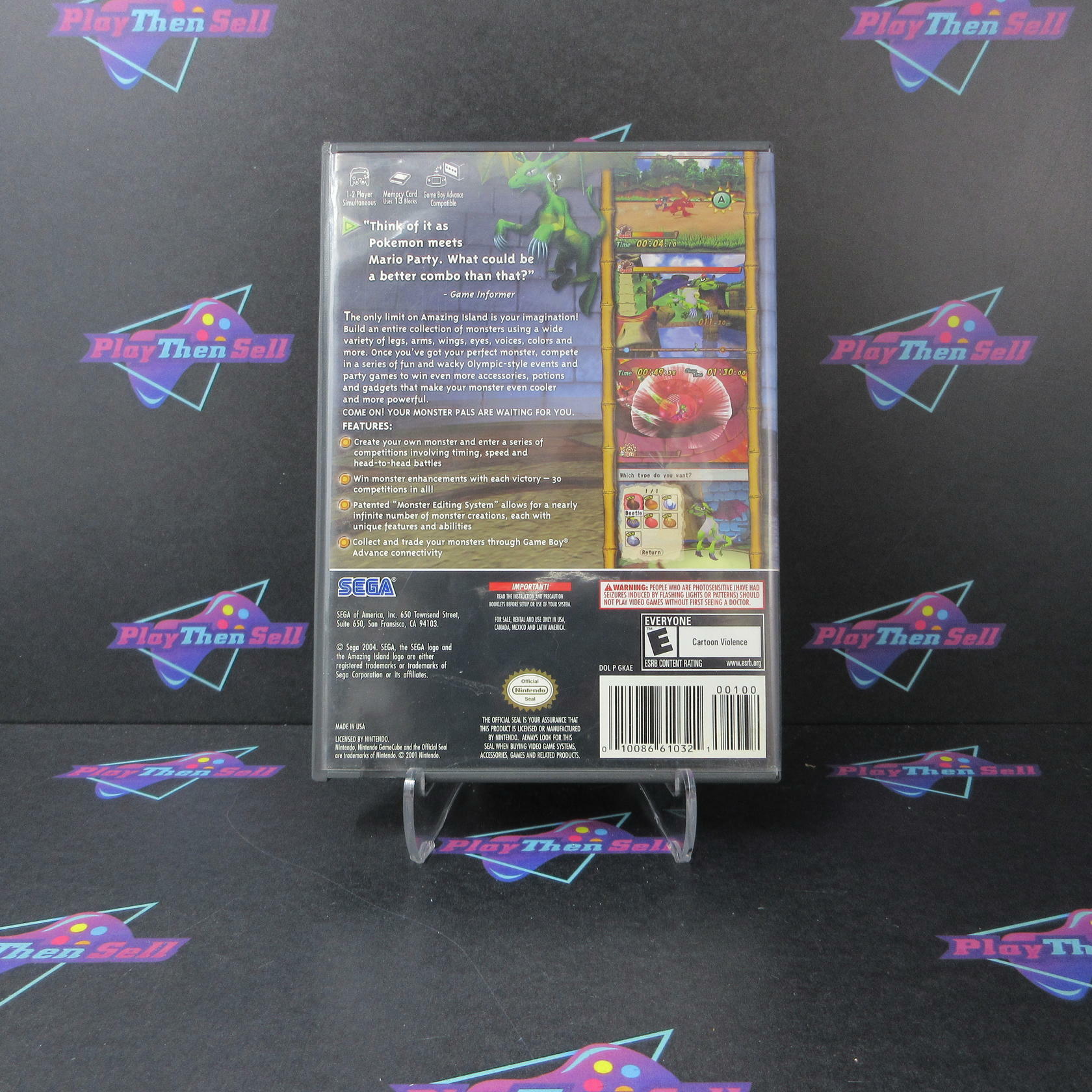 Amazing Island Nintendo GameCube AD Complete CIB - Very Good