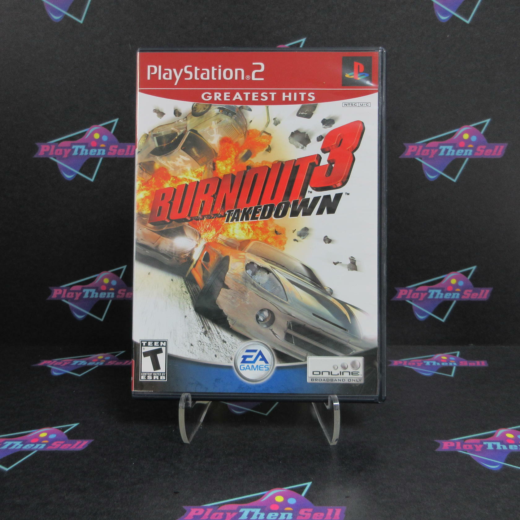Burnout 3 Takedown PS2 PlayStation 2 Greatest Hits - Like New