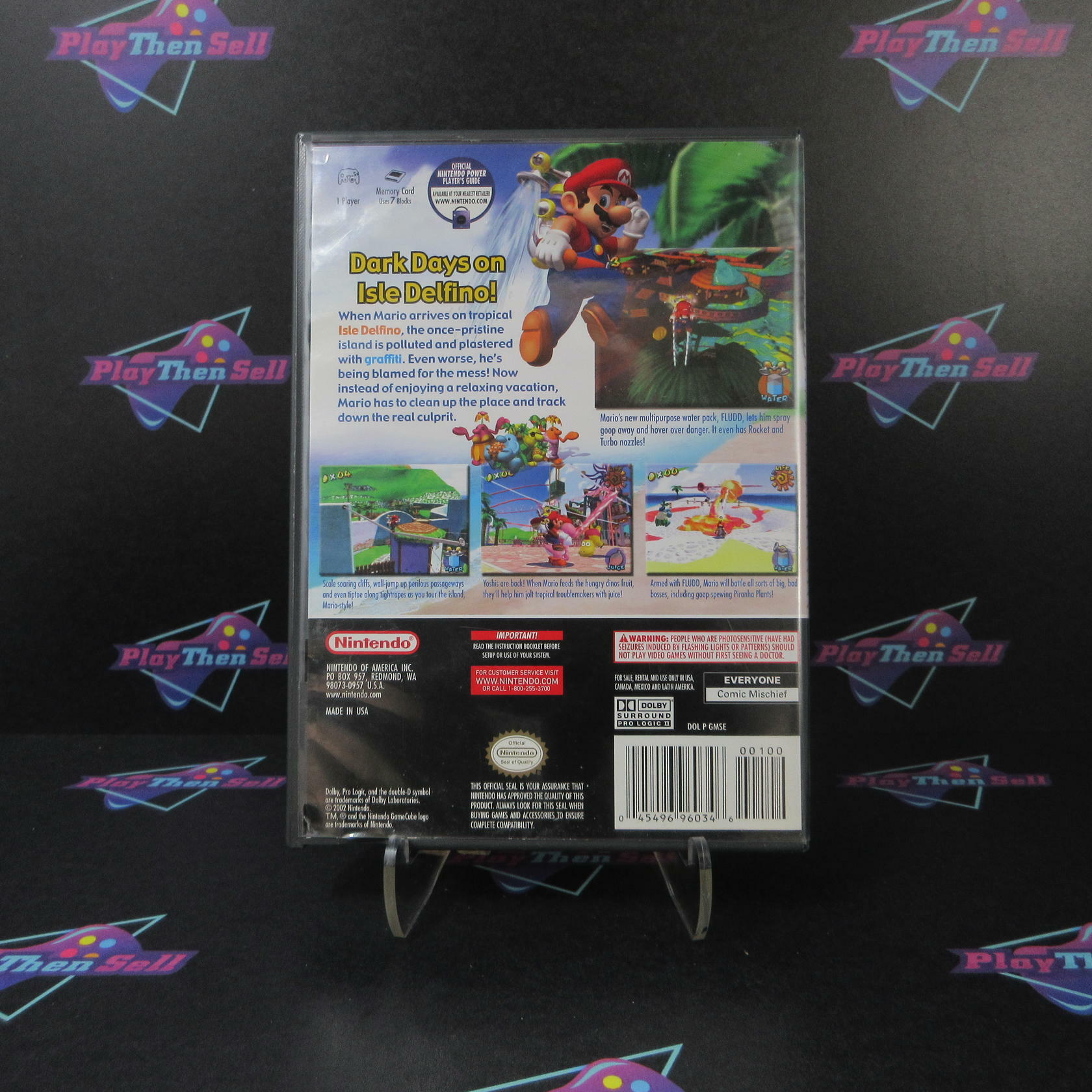 Super Mario Sunshine Nintendo Gamecube - Like New