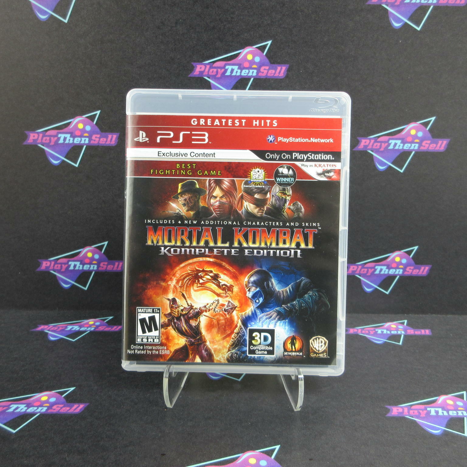 Mortal Kombat Komplete Edition PS3 PlayStation 3 GH Complete - Excellent