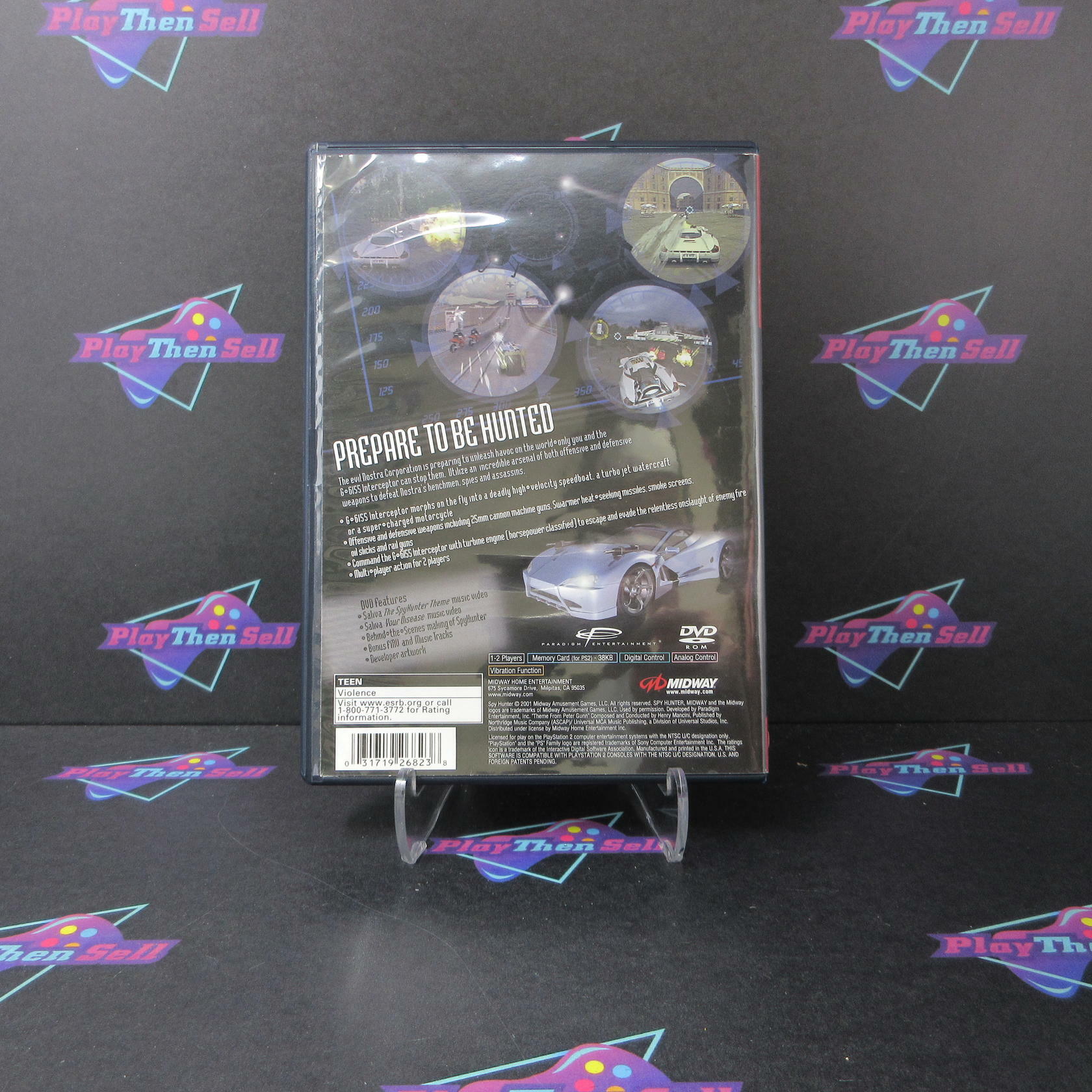 Spy Hunter GH PS2 PlayStation 2 MD Complete CIB - Very Good