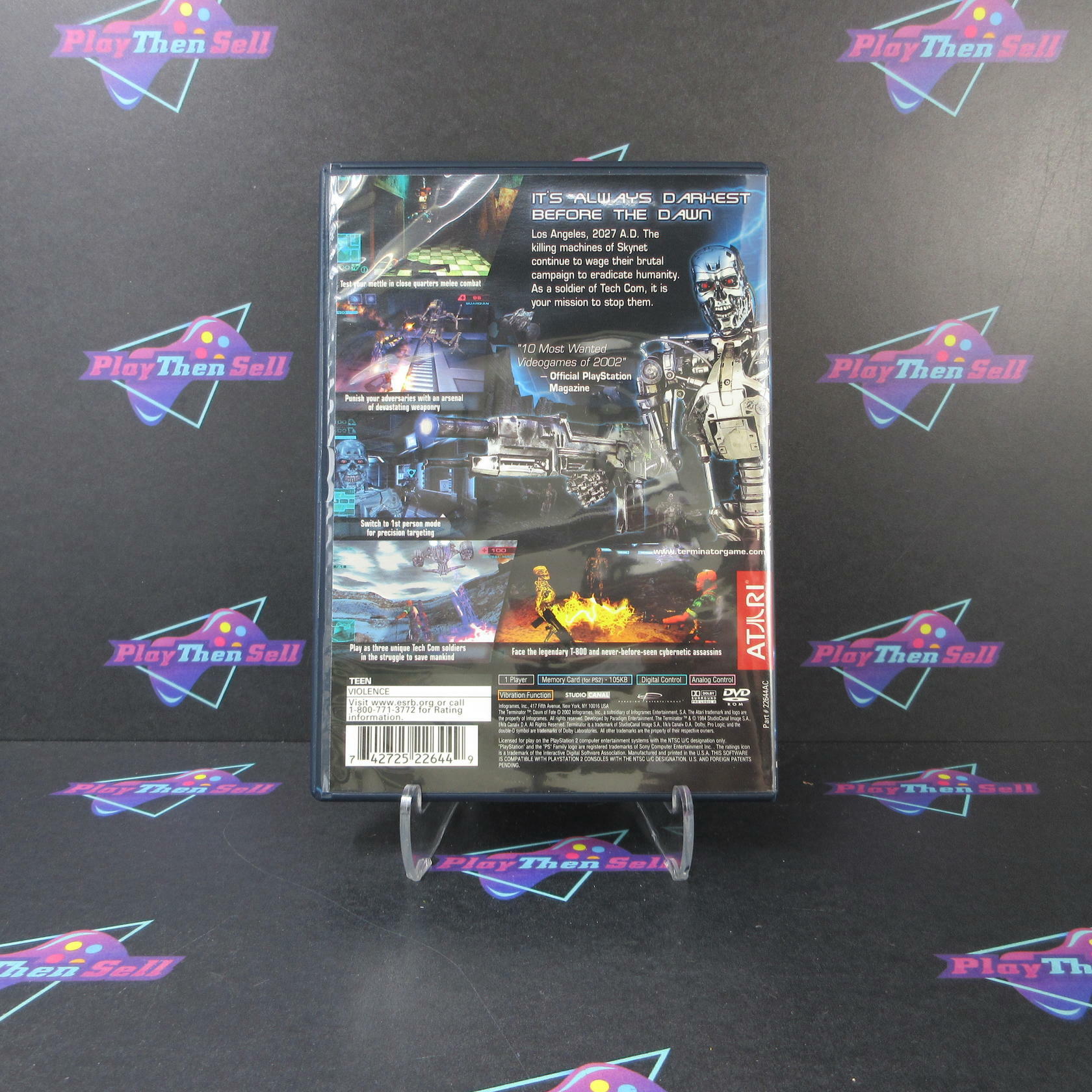 Terminator Dawn of Fate PS2 PlayStation 2 - Like New
