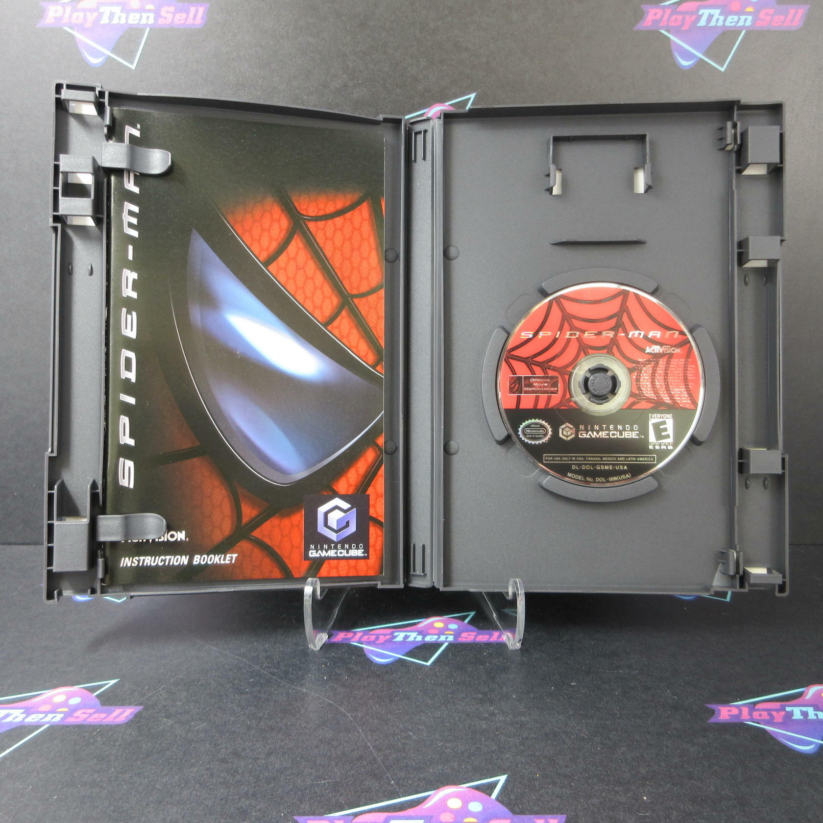 Spider-Man + Reg Card Nintendo GameCube AD Complete CIB - Very Good