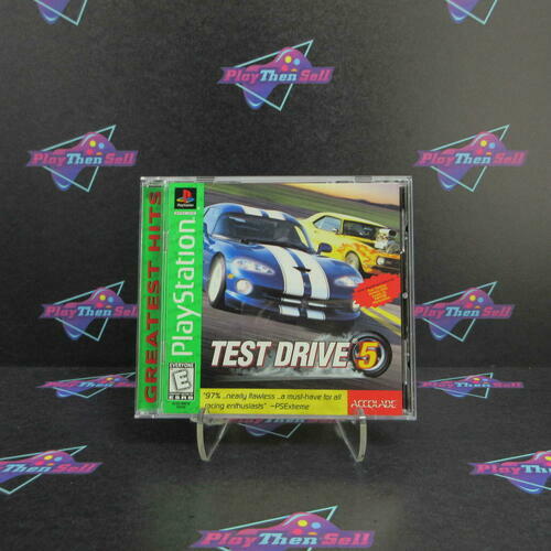 Test Drive 5 PS1 PlayStation 1 Greatest Hits - Like New