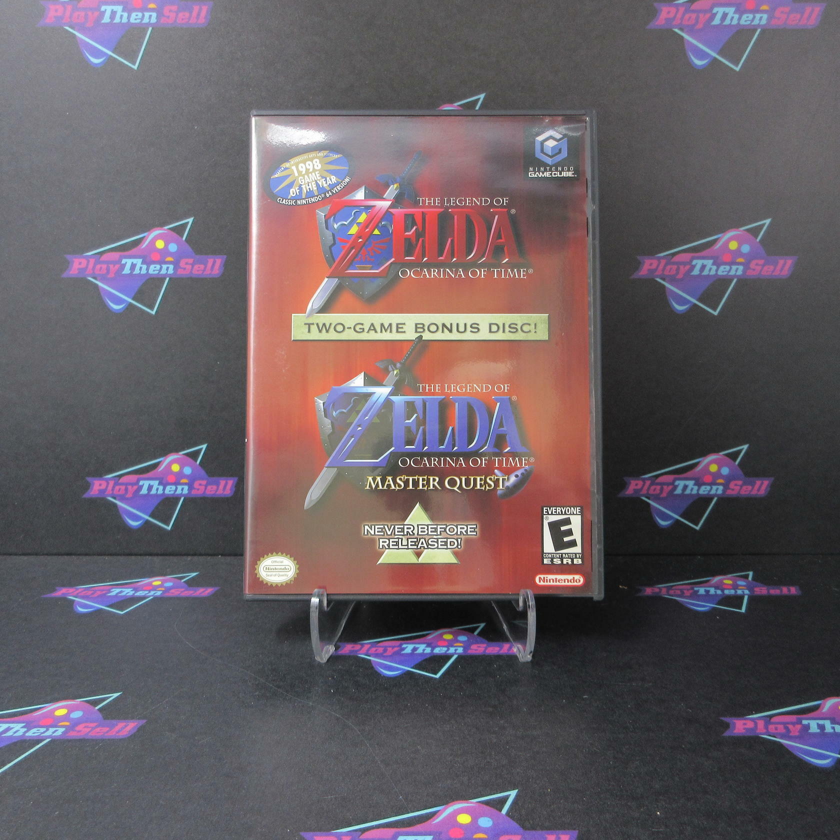 The Legend of Zelda Ocarina of Time Master Quest Nintendo GameCube MD CIB - Very Good