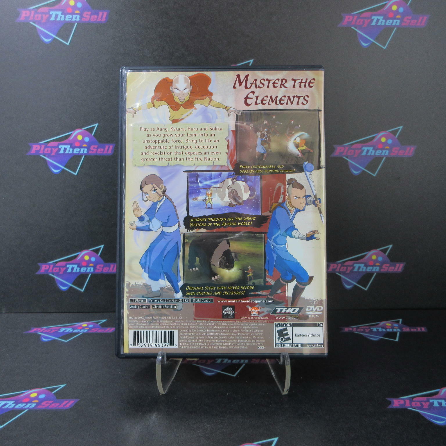 Avatar The Last Airbender PS2 PlayStation 2 - Very Good