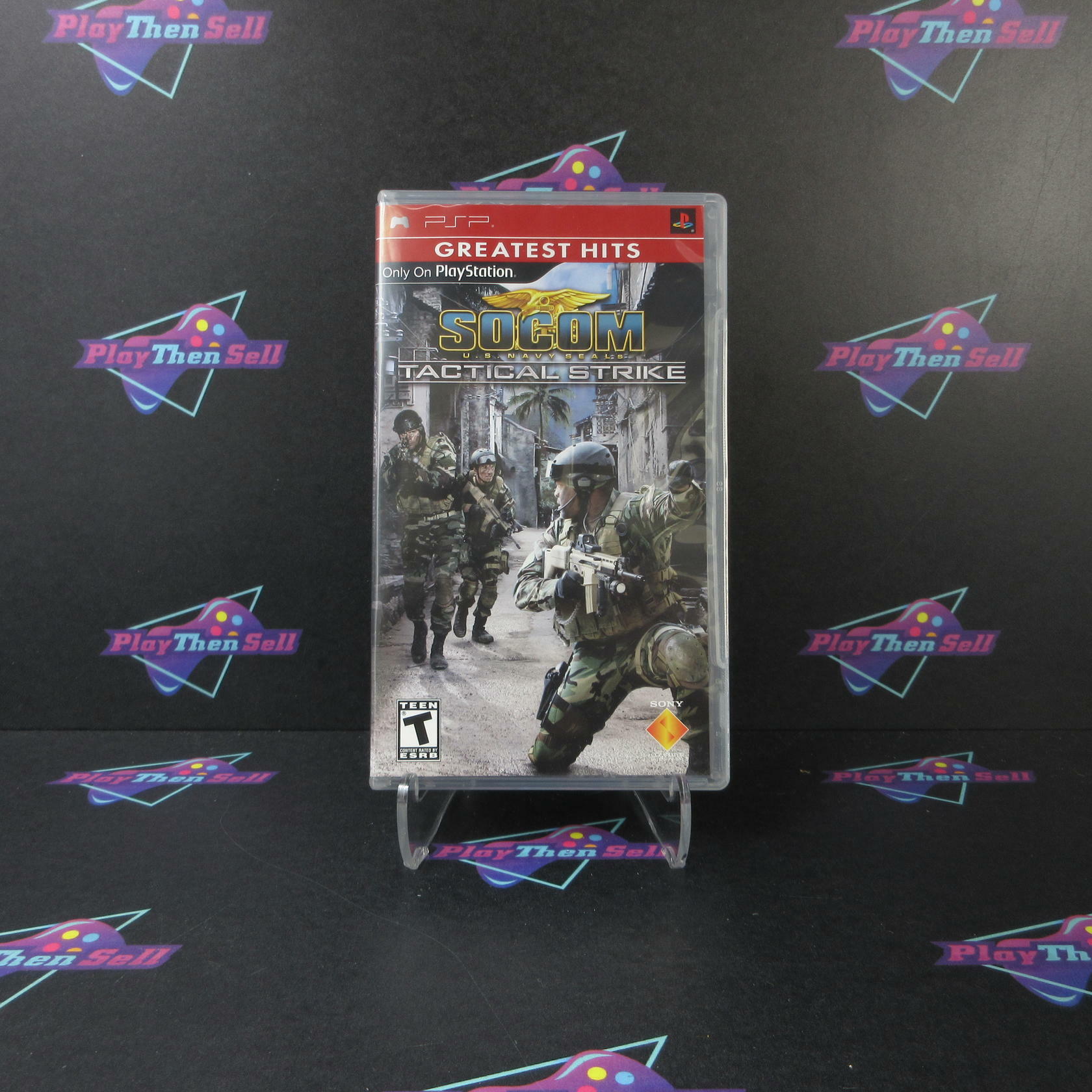 SOCOM Tactical Strike Sony PSP Greatest Hits - Very Good