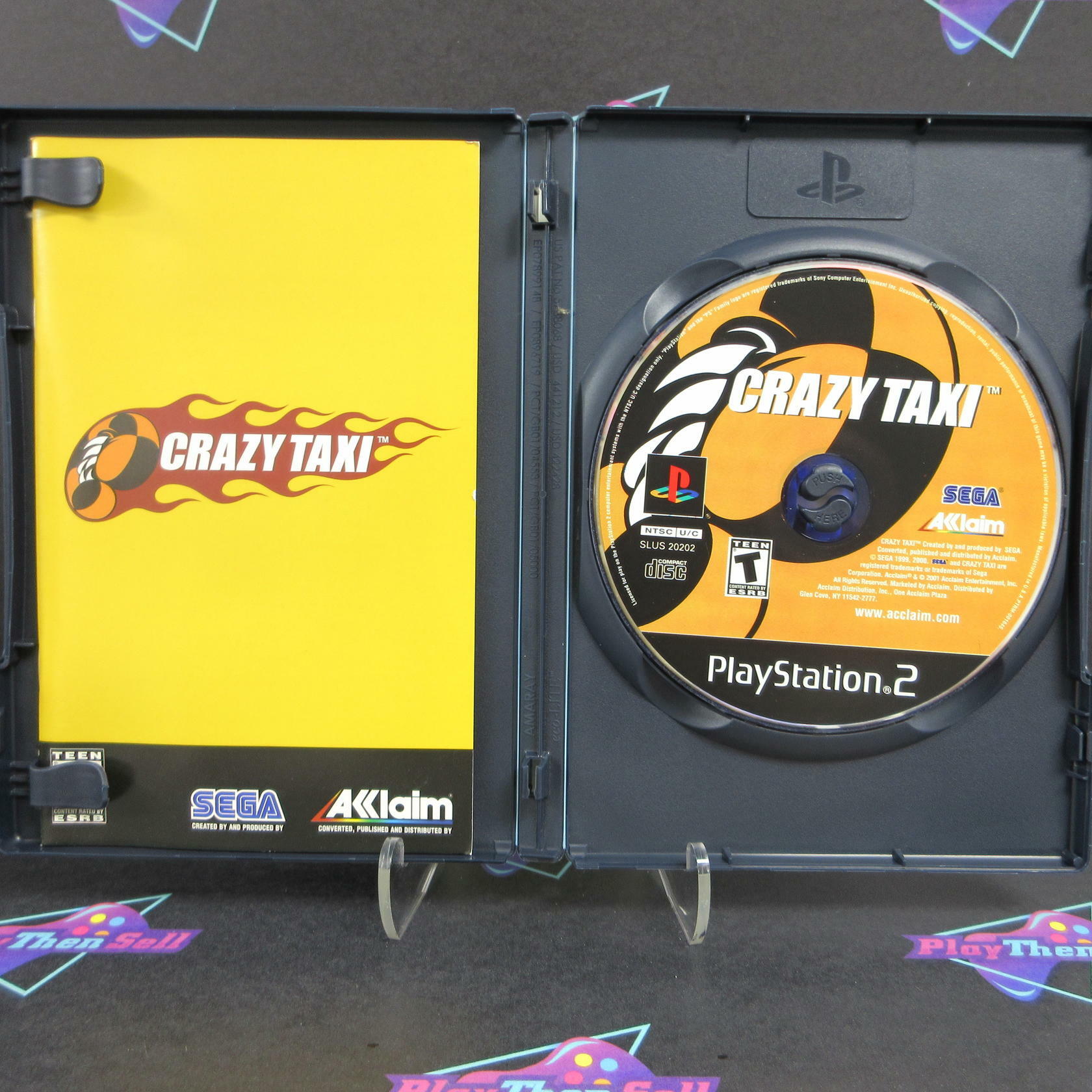 Crazy Taxi PS2 PlayStation 2 + Reg Card - Like New