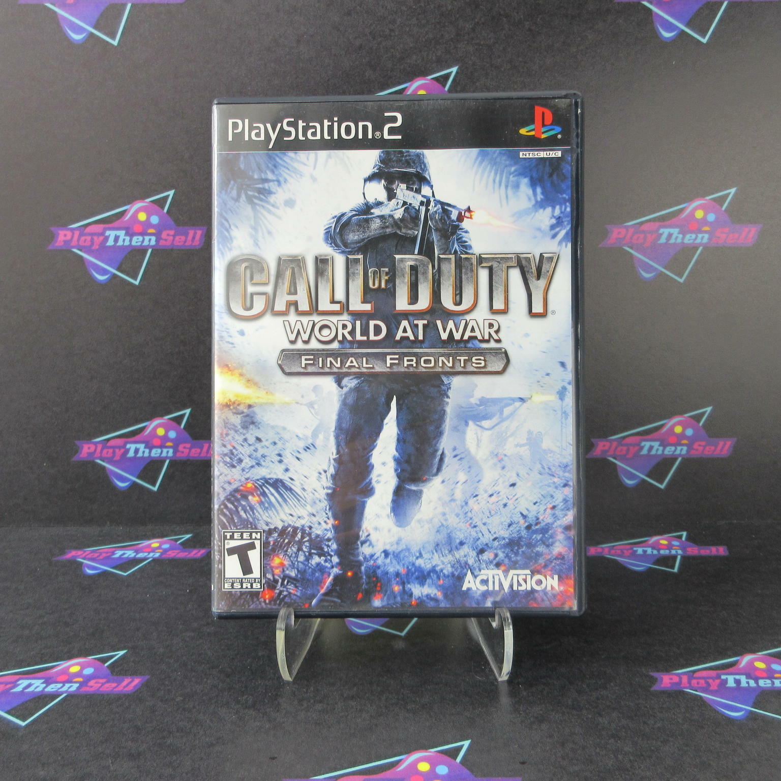 Call of Duty World at War Final Fronts PS2 PlayStation 2 - Like New