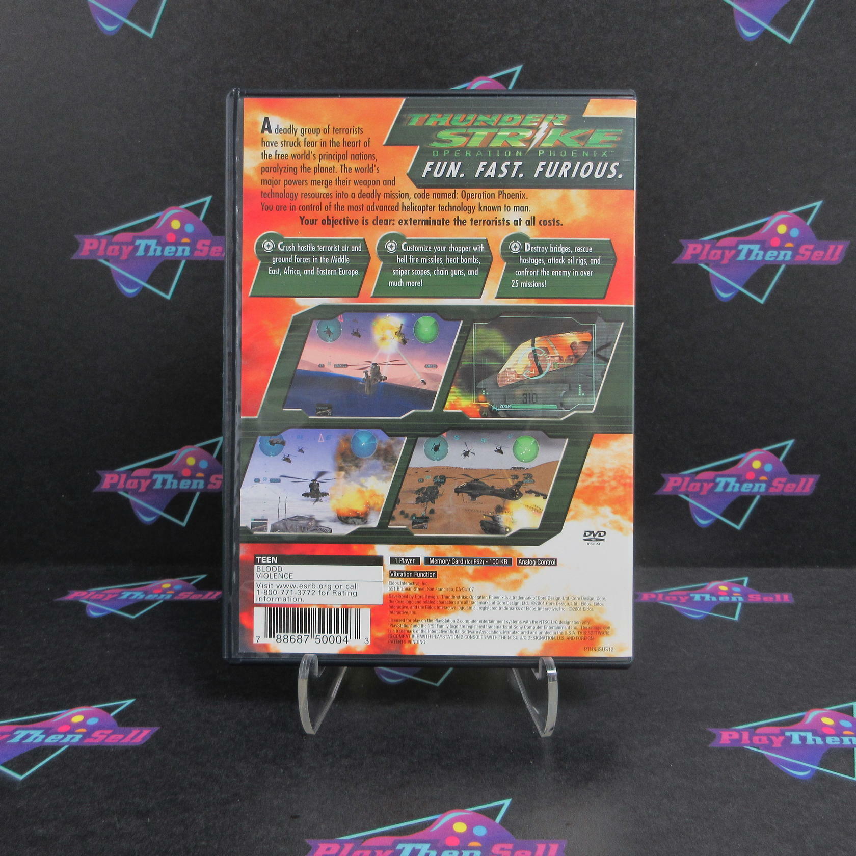 Thunderstrike Operation Phoenix PS2 PlayStation 2 + Reg Card - Like New