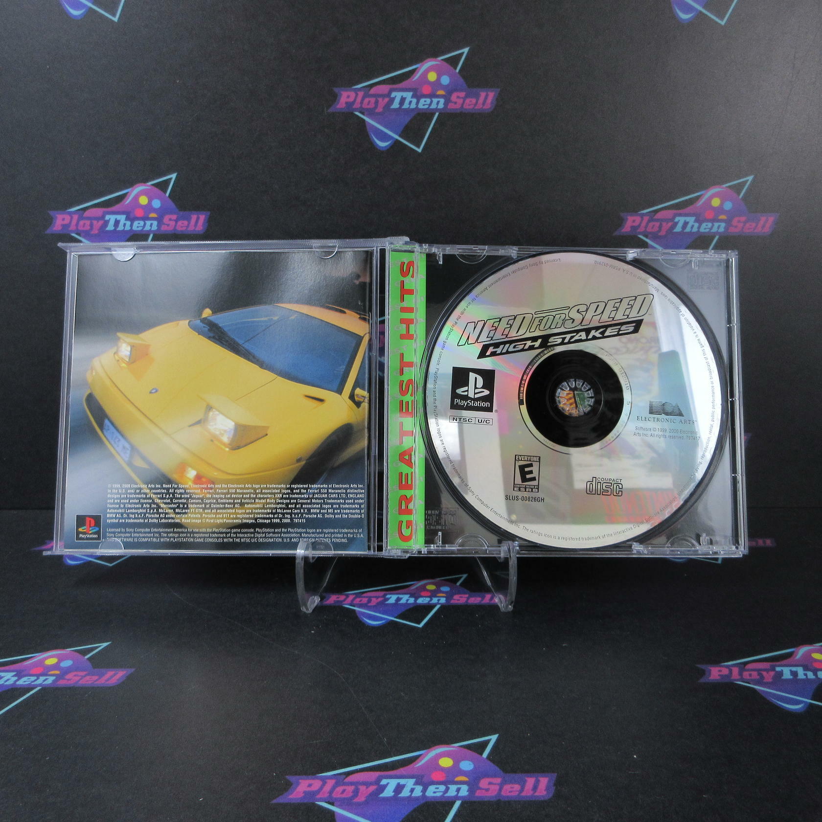 Need For Speed 4 High Stakes PS1 PlayStation 1 GH - Like New