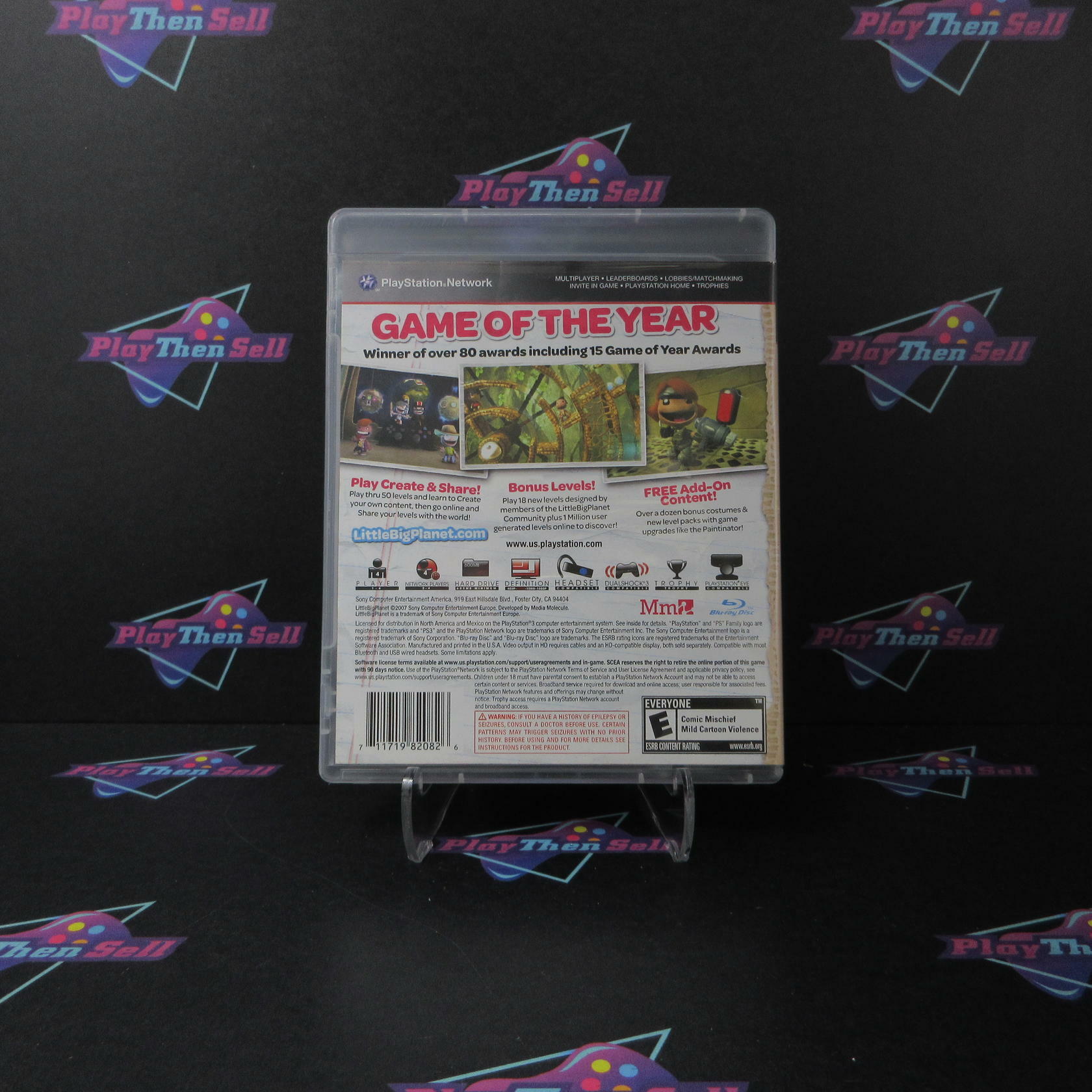 Little Big Planet Game of the Year PS3 PlayStation 3 AD Complete CIB - Very Good