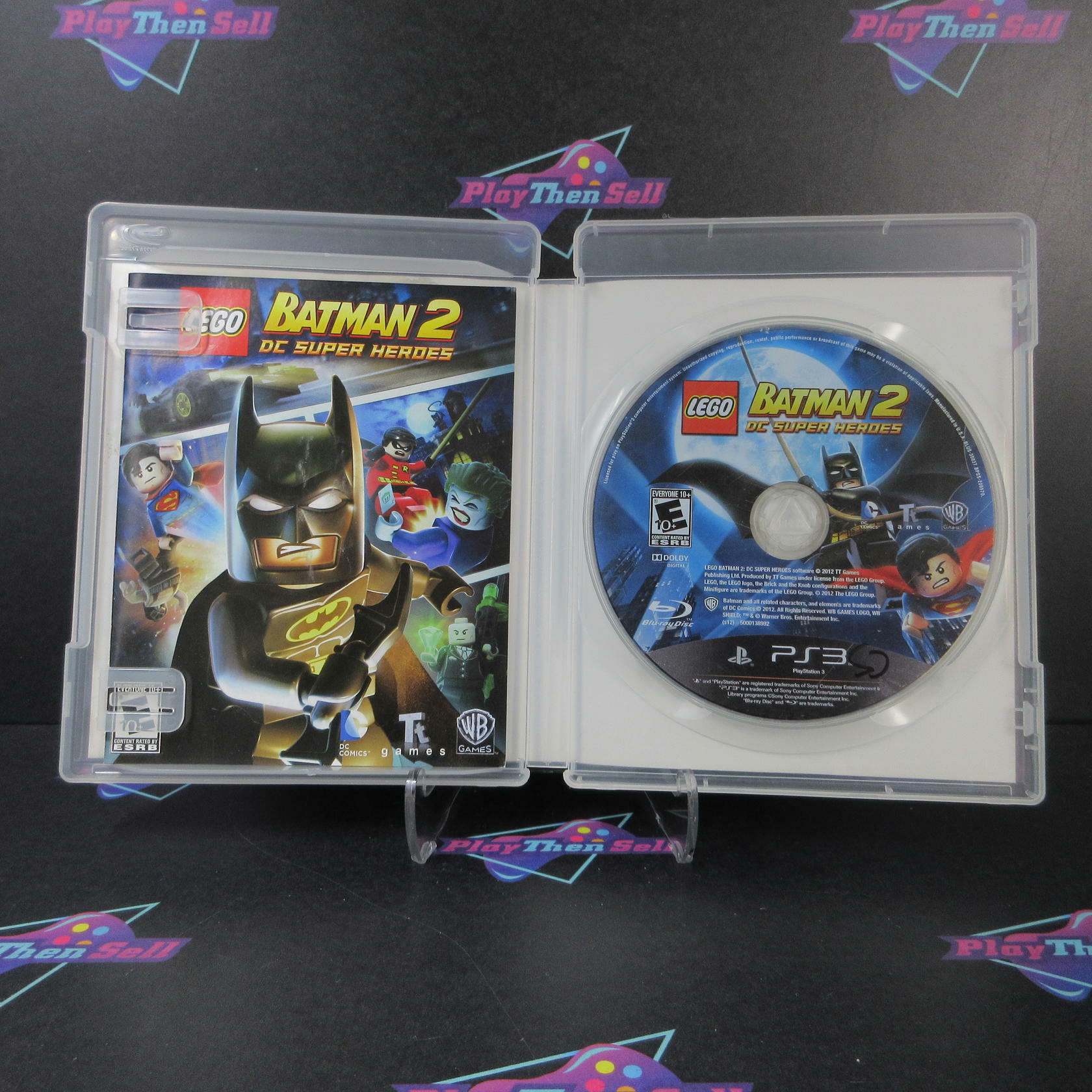 LEGO Batman 2 DC Super Heroes PS3 PlayStation 3 AD/DD Complete CIB - Very Good