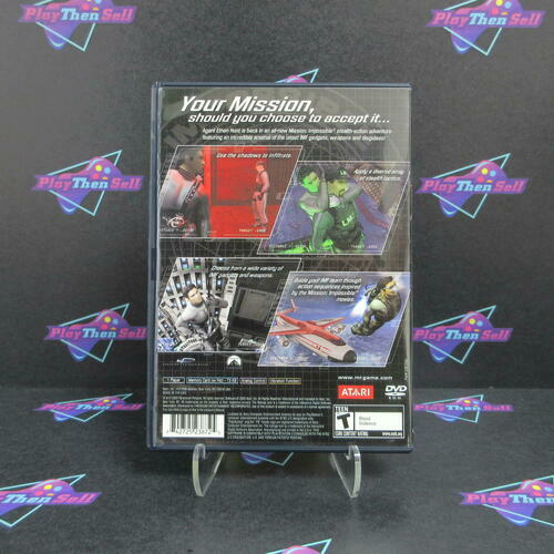 Mission Impossible Operation Surma PS2 PlayStation 2 + Stickers - Like New