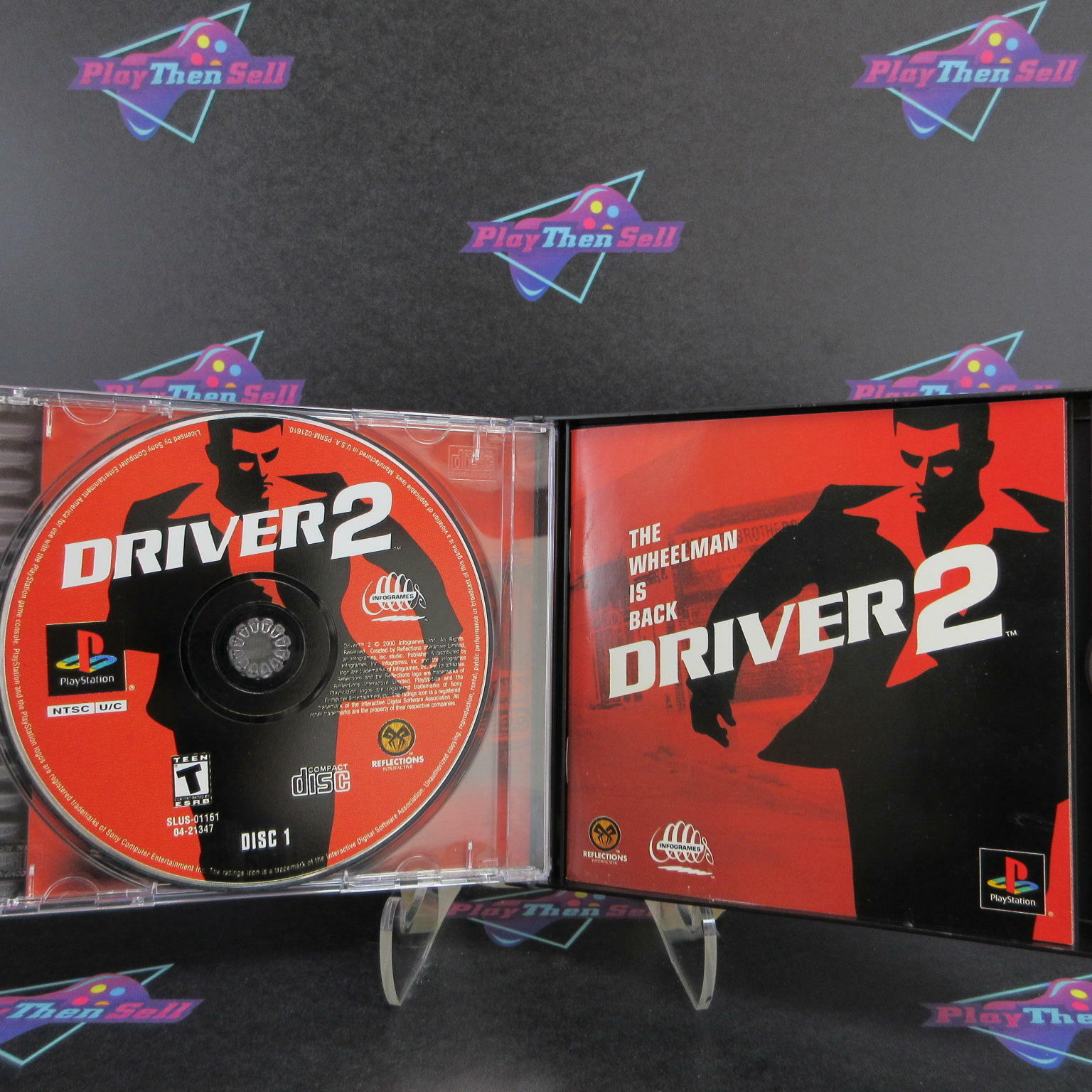 Driver 2 PS1 PlayStation 1 + Reg Card - Like New