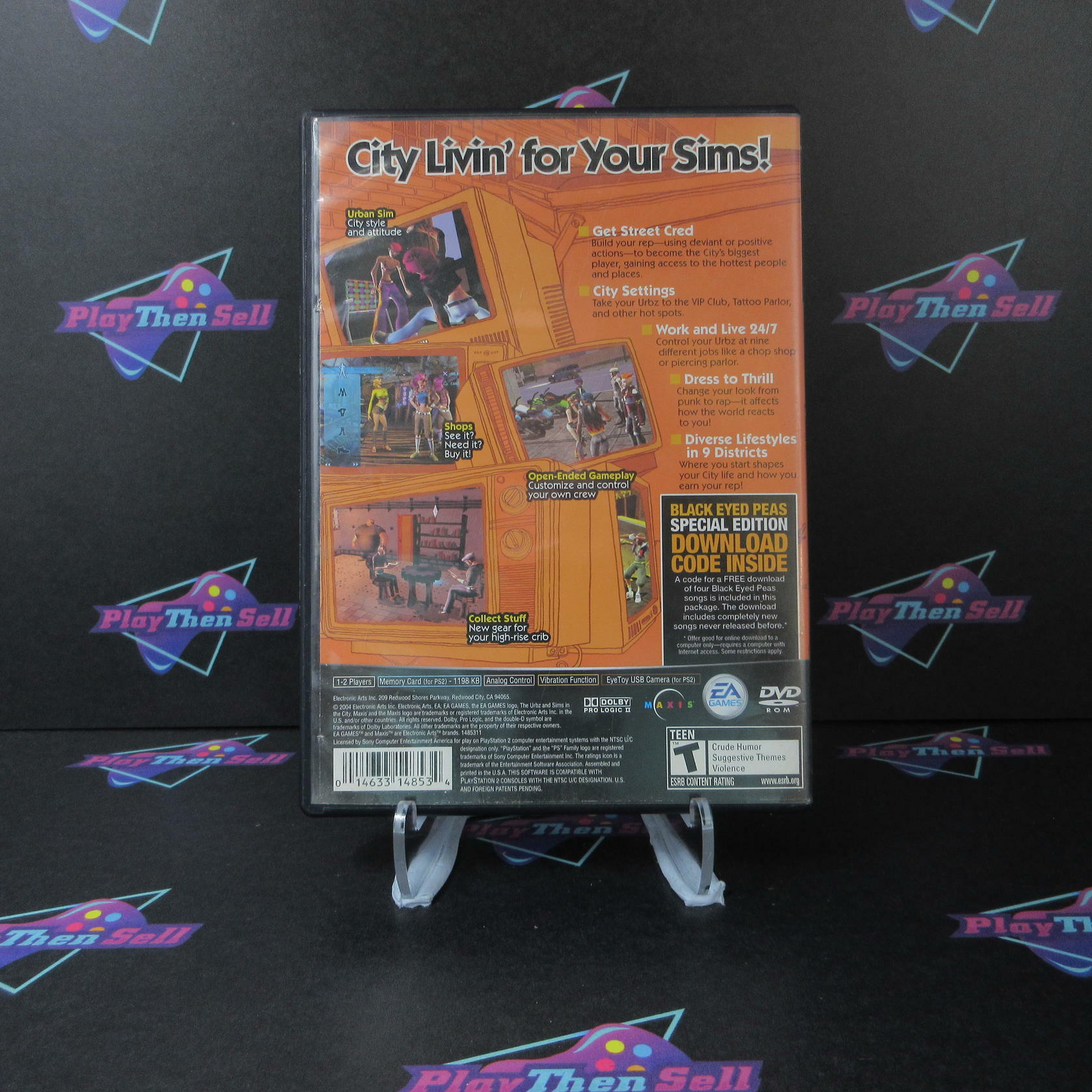 Urbz Sims In The City PS2 PlayStation 2 - Very Good
