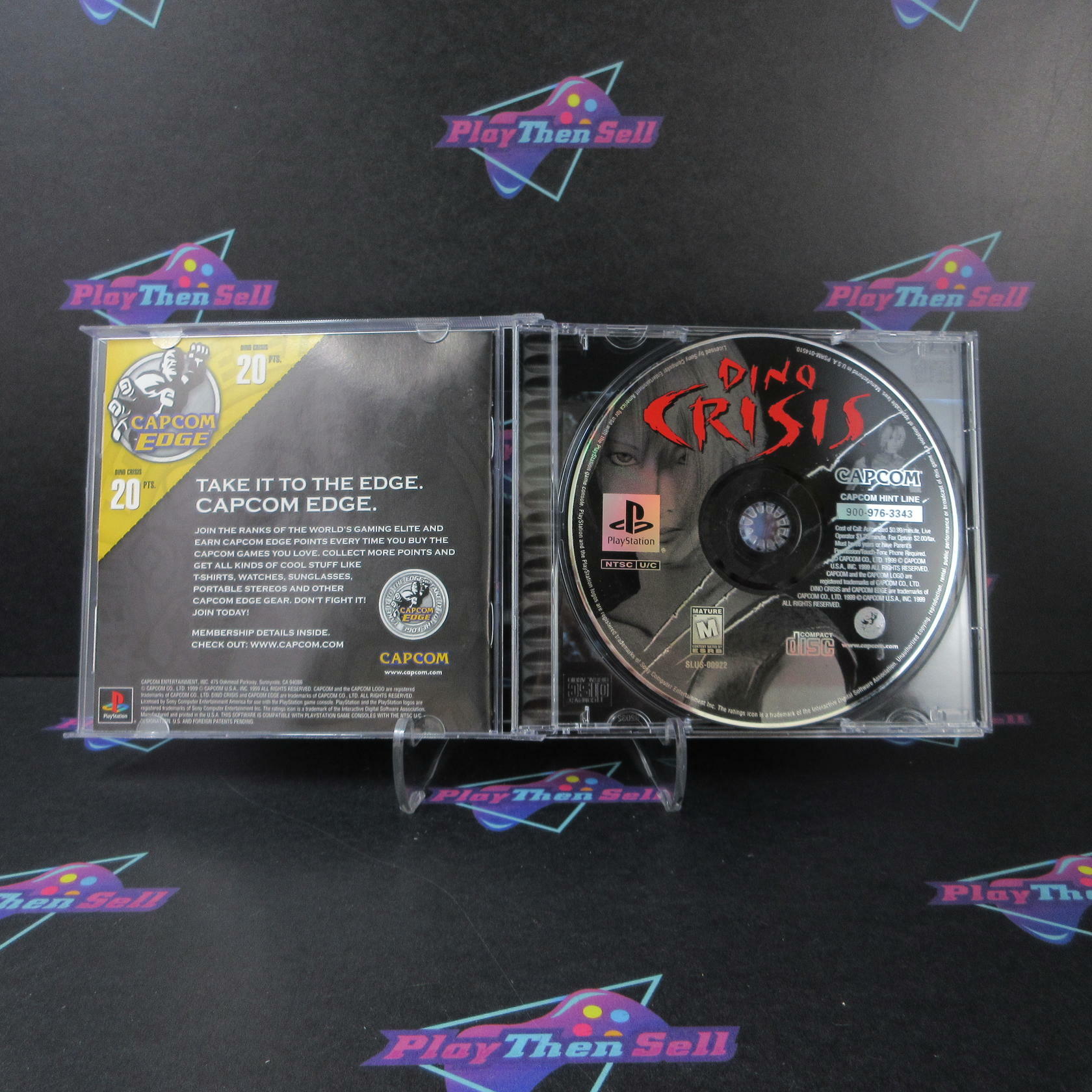 Dino Crisis PS1 PlayStation 1 + Reg Card - Like New