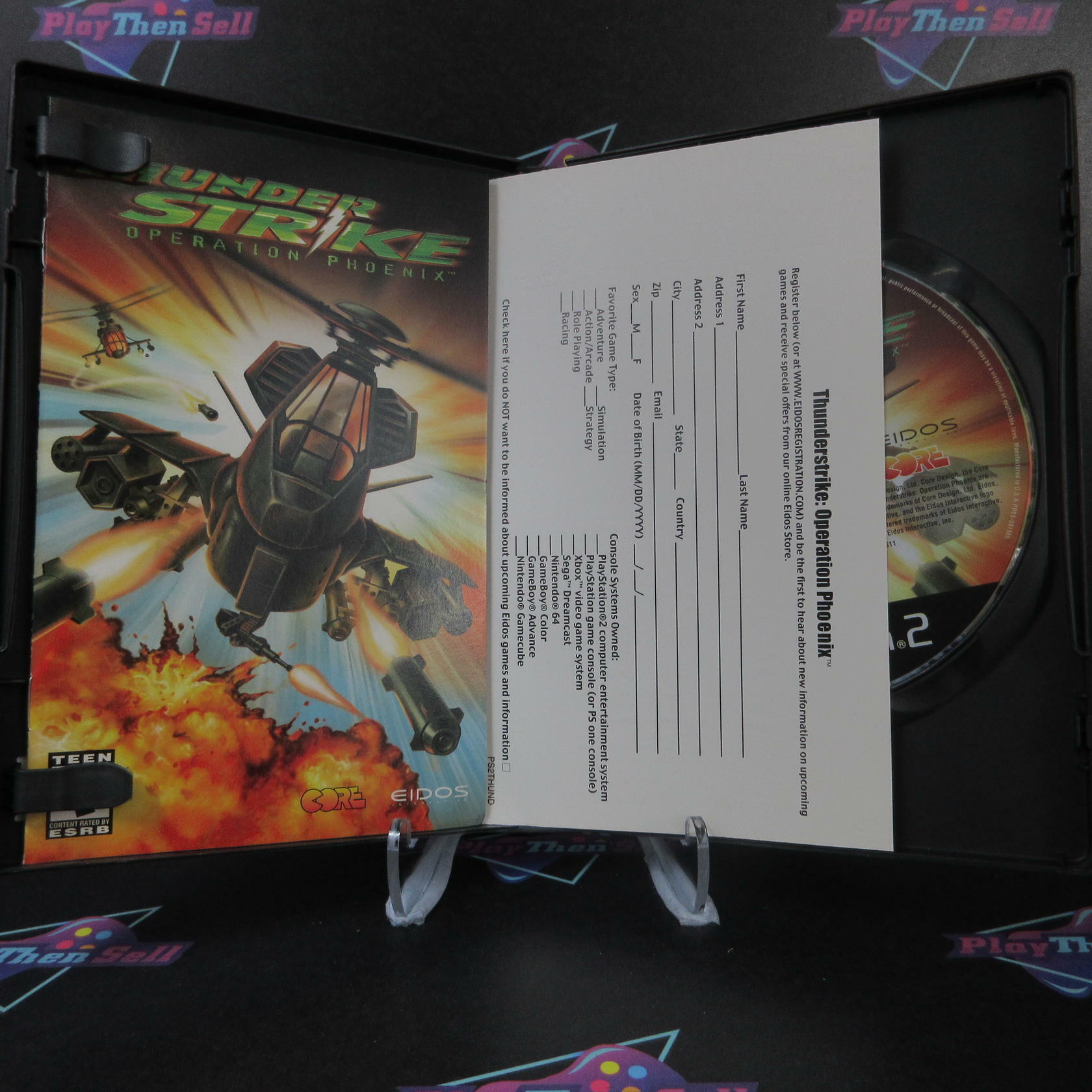 Thunderstrike Operation Phoenix PS2 PlayStation 2 + Reg Card - Like New