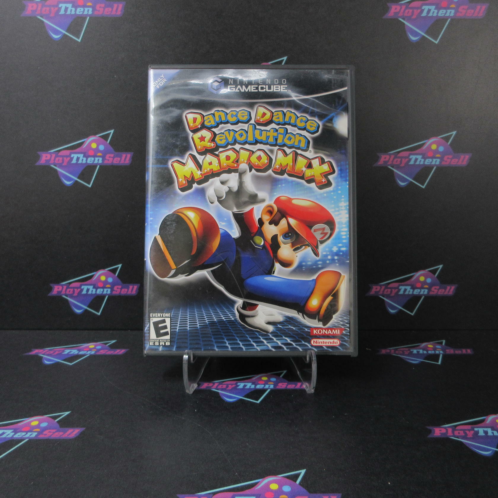 Dance Dance Revolution Mario Mix Nintendo Gamecube AD Complete CIB - Very Good