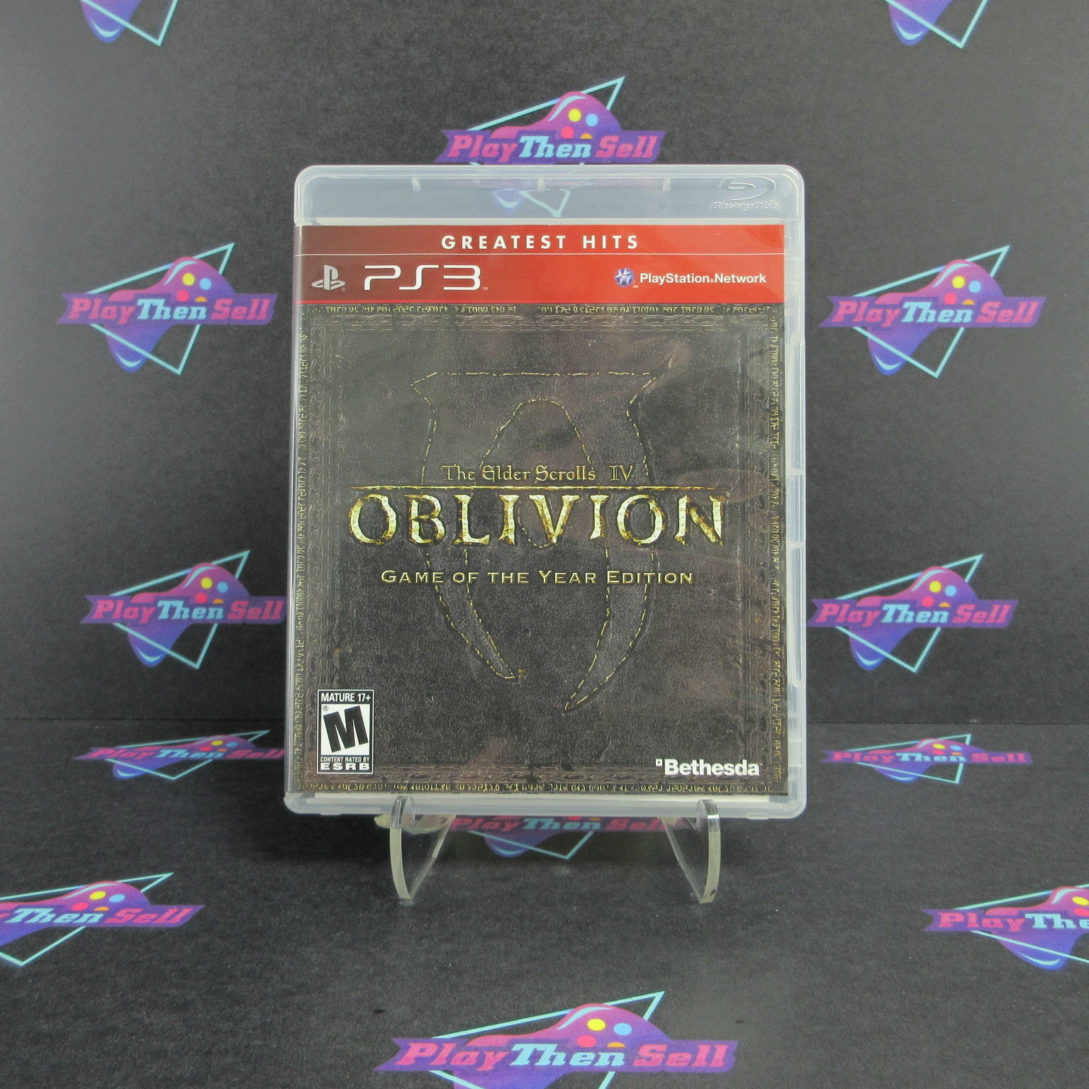 Elder Scrolls IV (4) Oblivion GOTY PS3 PlayStation 3 GH Complete - Excellent