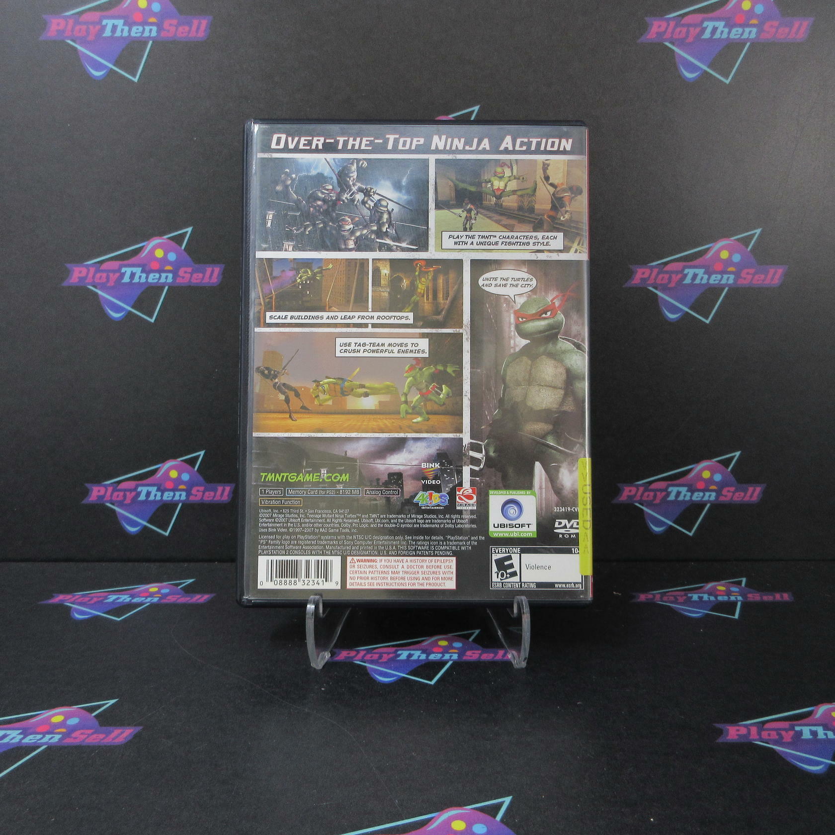 TMNT GH PS2 PlayStation 2 AD/NM - Very Good