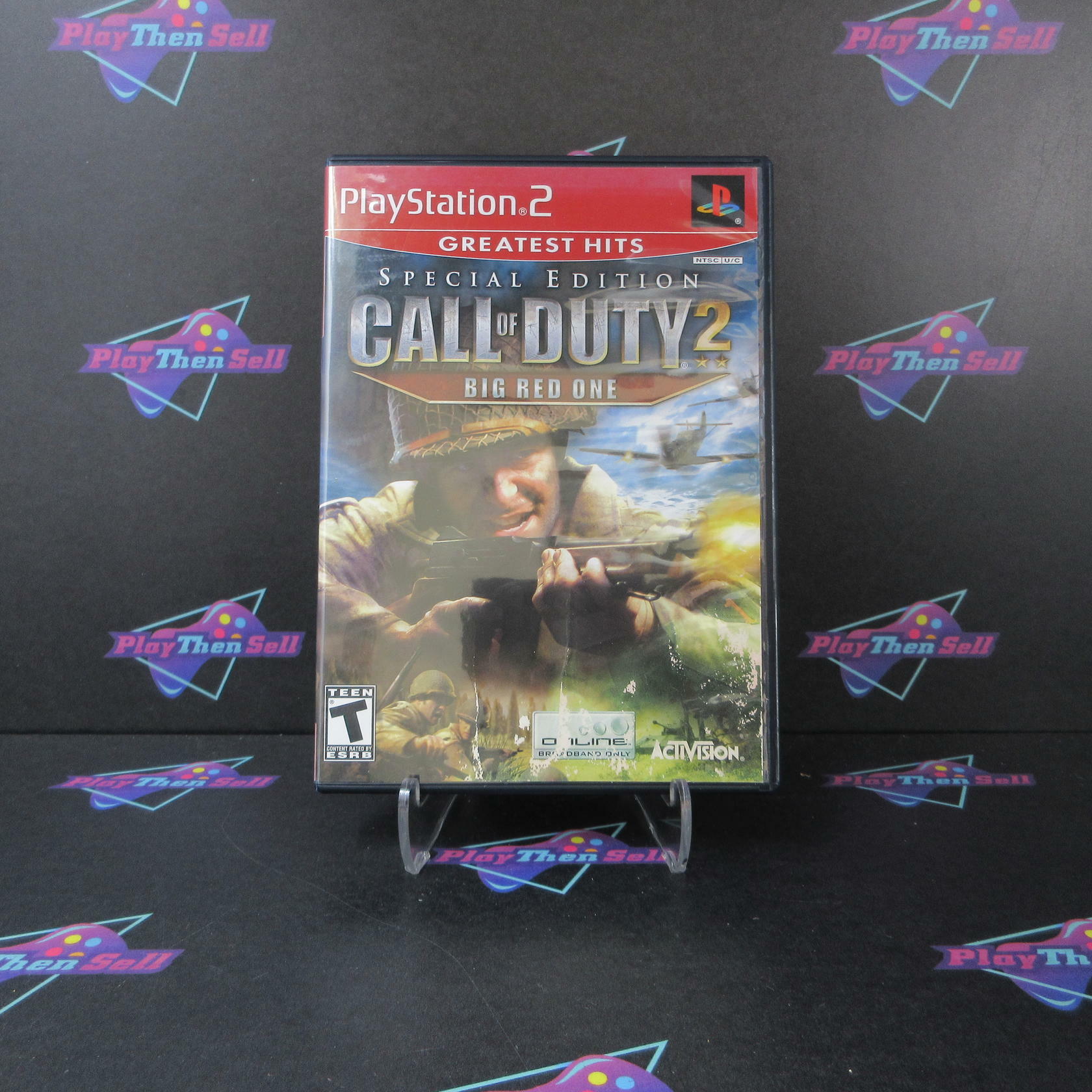Call of Duty 2 Big Red One Special Edition GH PS2 PlayStation 2 AD/NM - Very Good