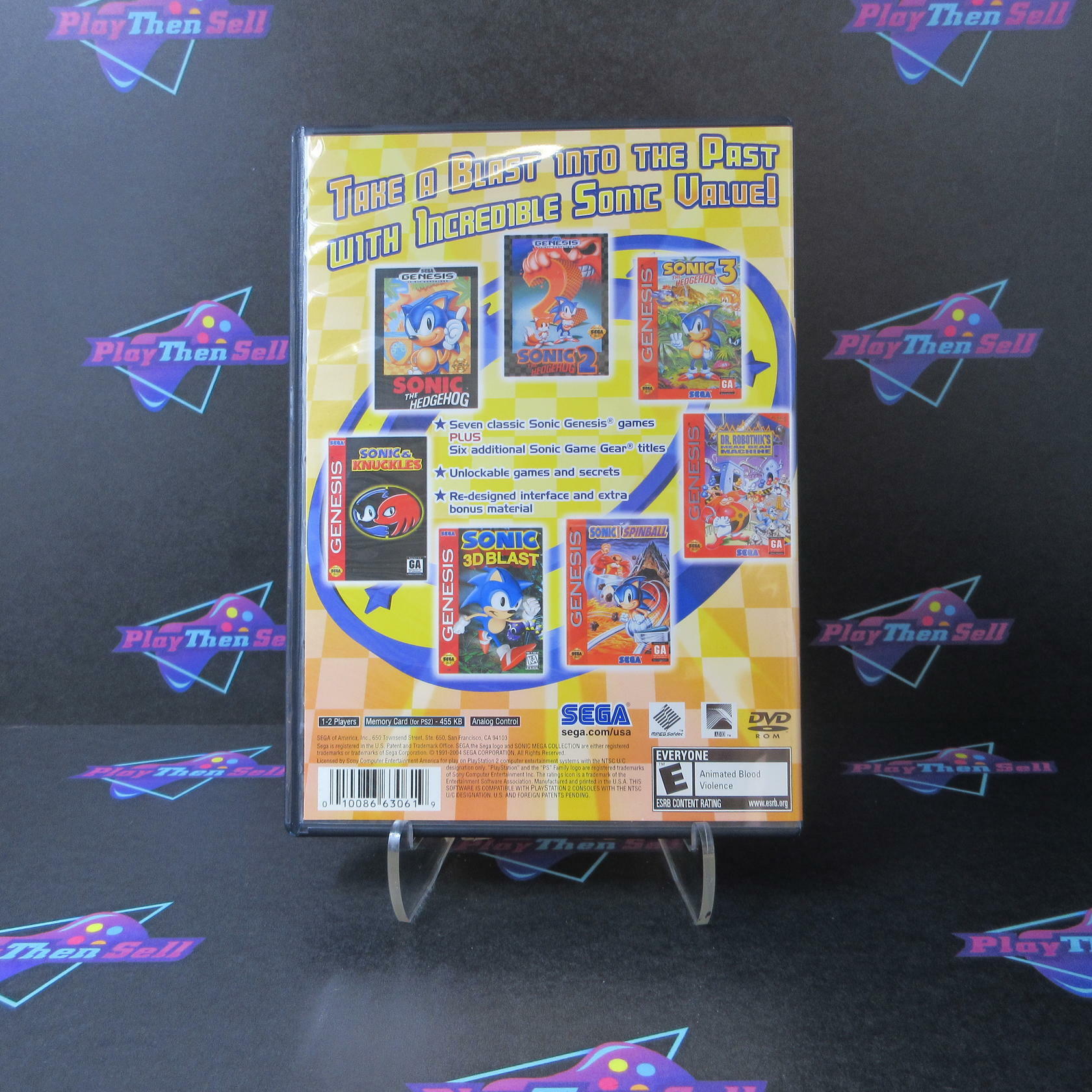 Sonic Mega Collection Plus PS2 PlayStation 2 - Like New