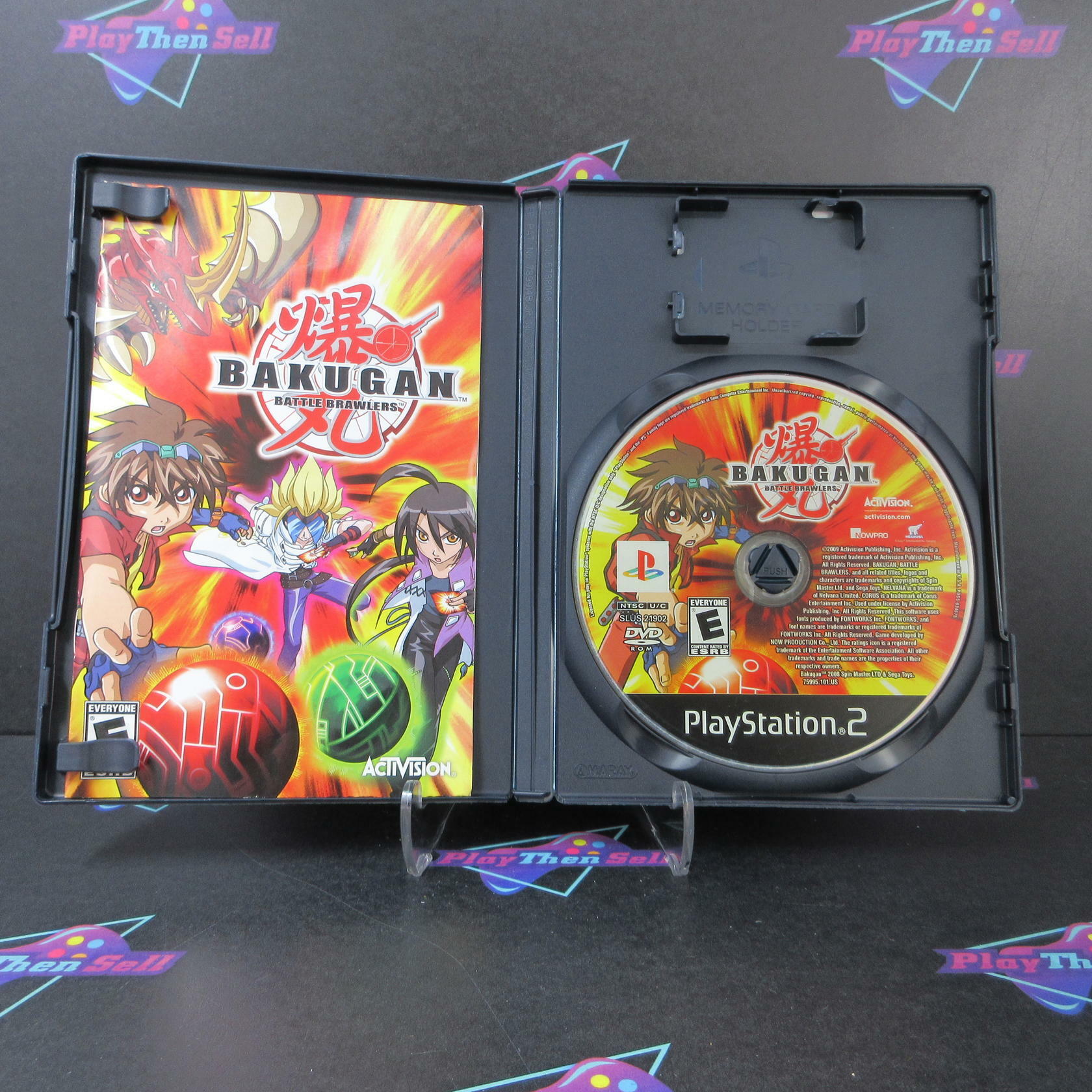 Bakugan PS2 PlayStation 2 AD Complete CIB - Very Good