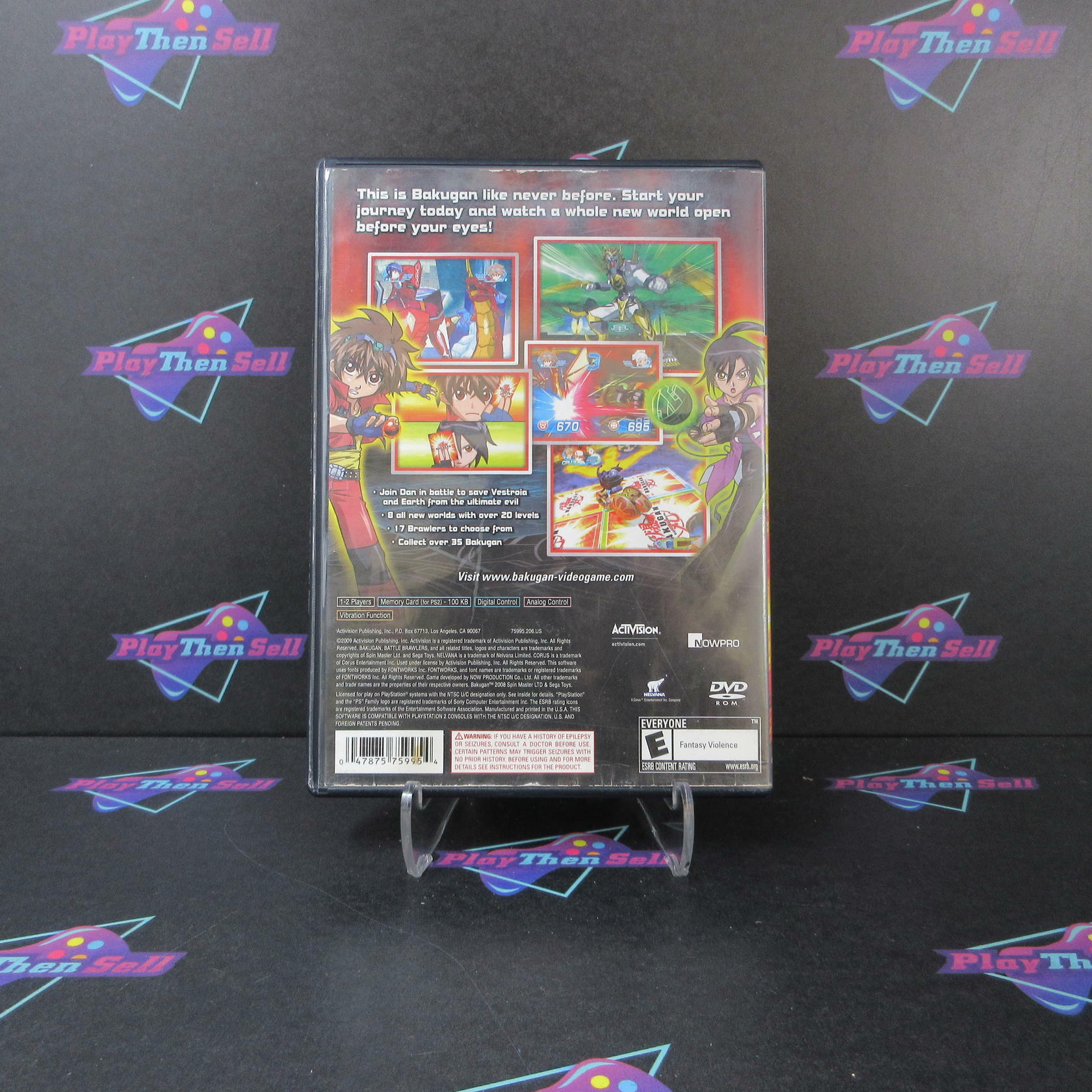 Bakugan PS2 PlayStation 2 AD Complete CIB - Very Good