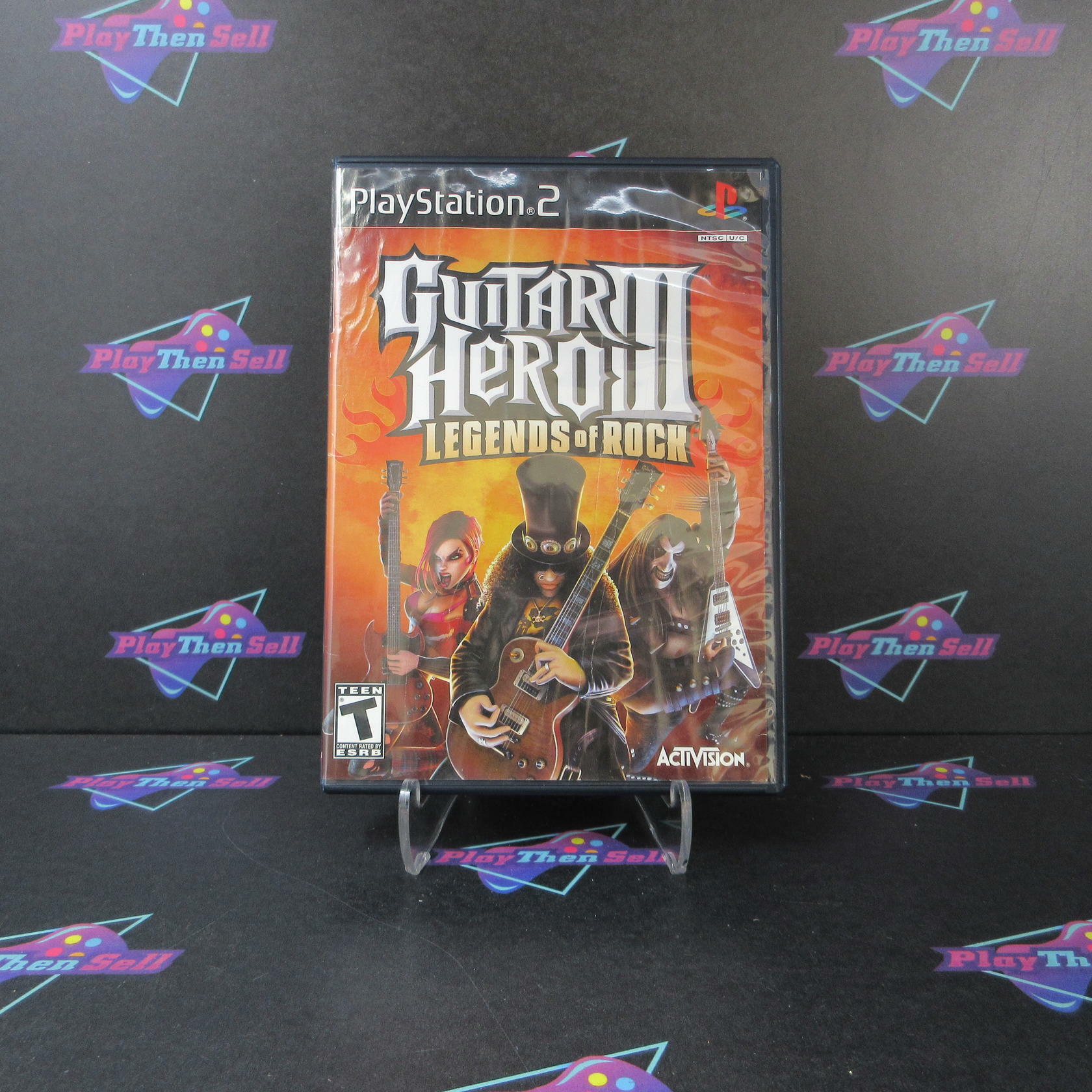 Guitar Hero 3 Legends of Rock PS2 PlayStation 2 AD/DD Complete CIB - Very Good